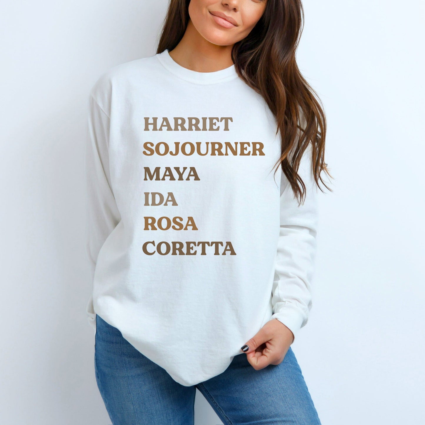 Black History Women | Garment Dyed Long Sleeve
