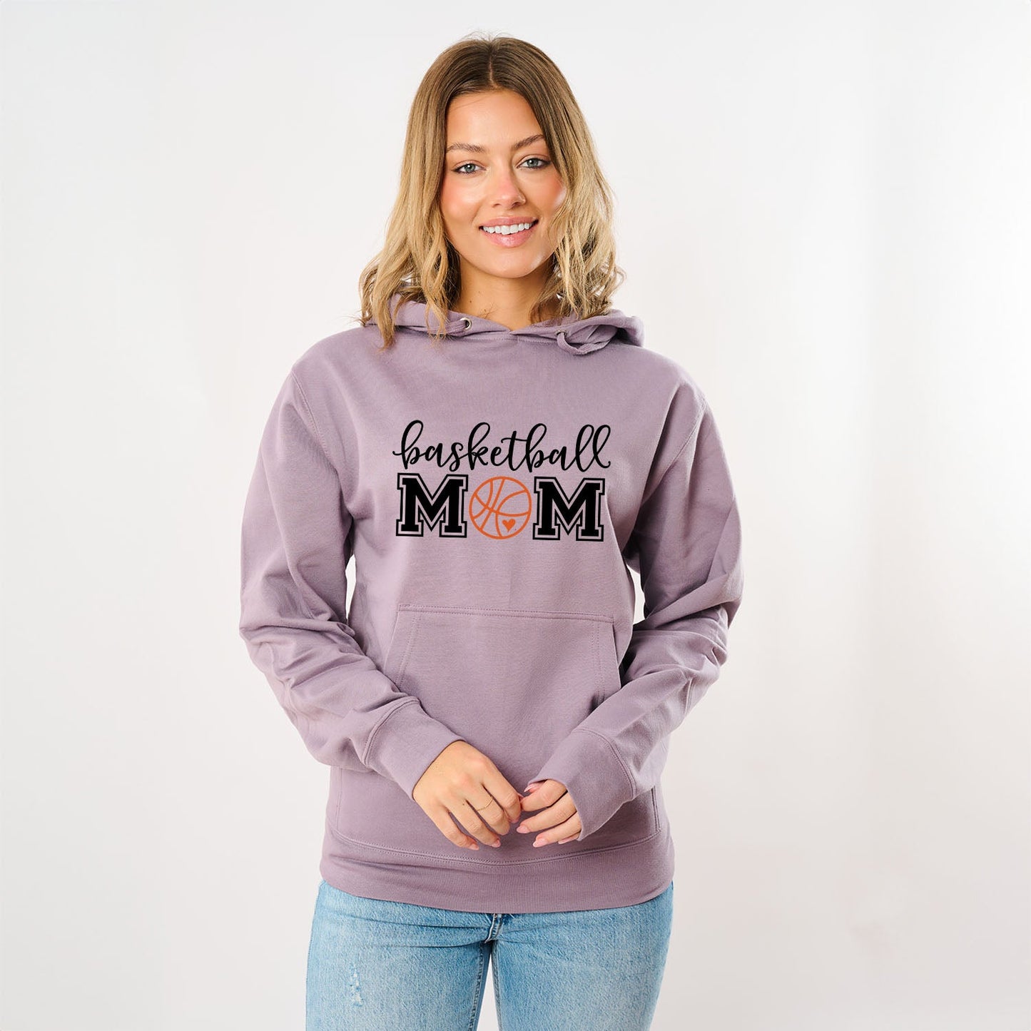 Basketball Mom With Ball | Hoodie