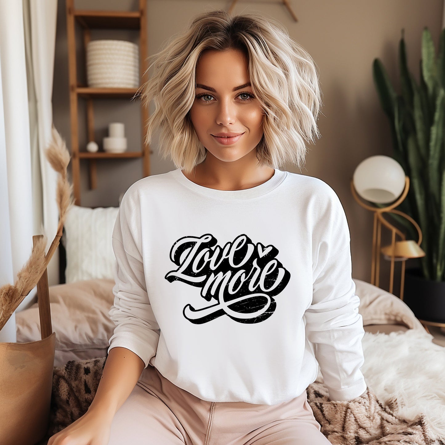 Love More Words | Long Sleeve Graphic Tee