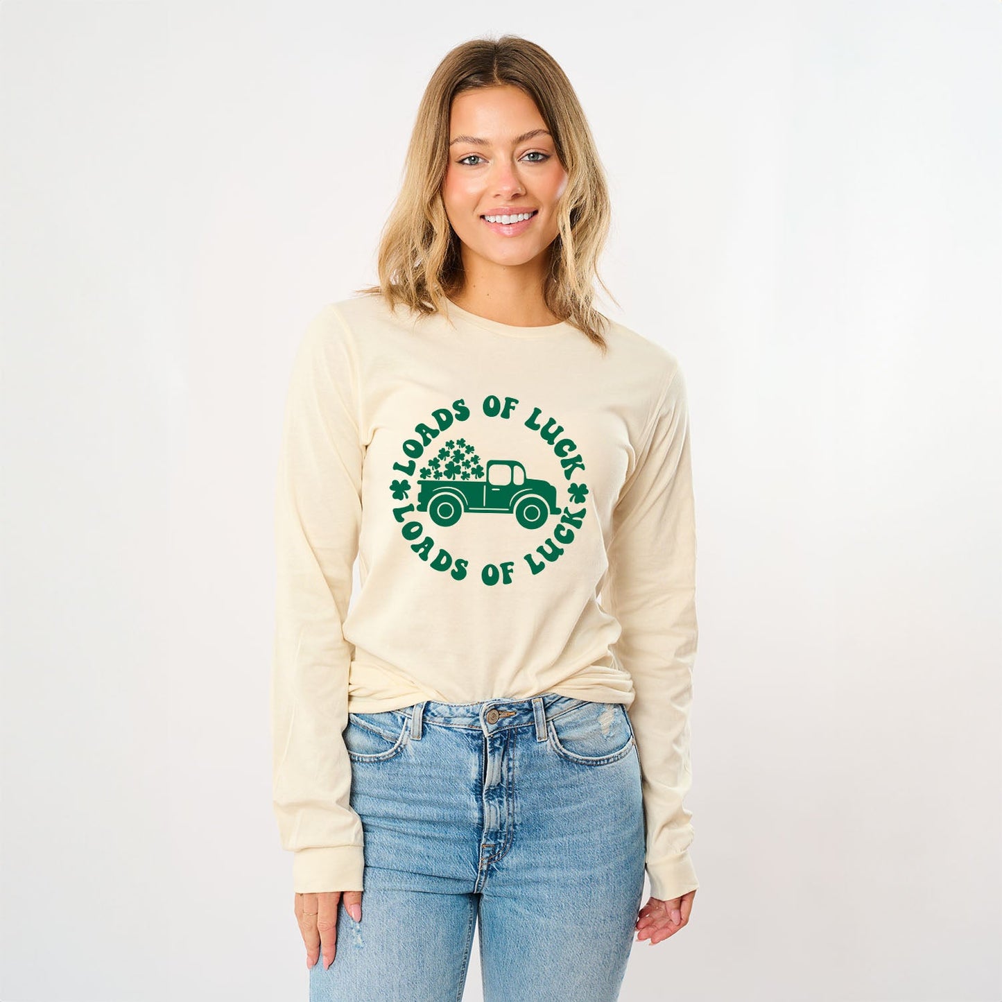 Loads Of Luck Truck | Long Sleeve Crew Neck