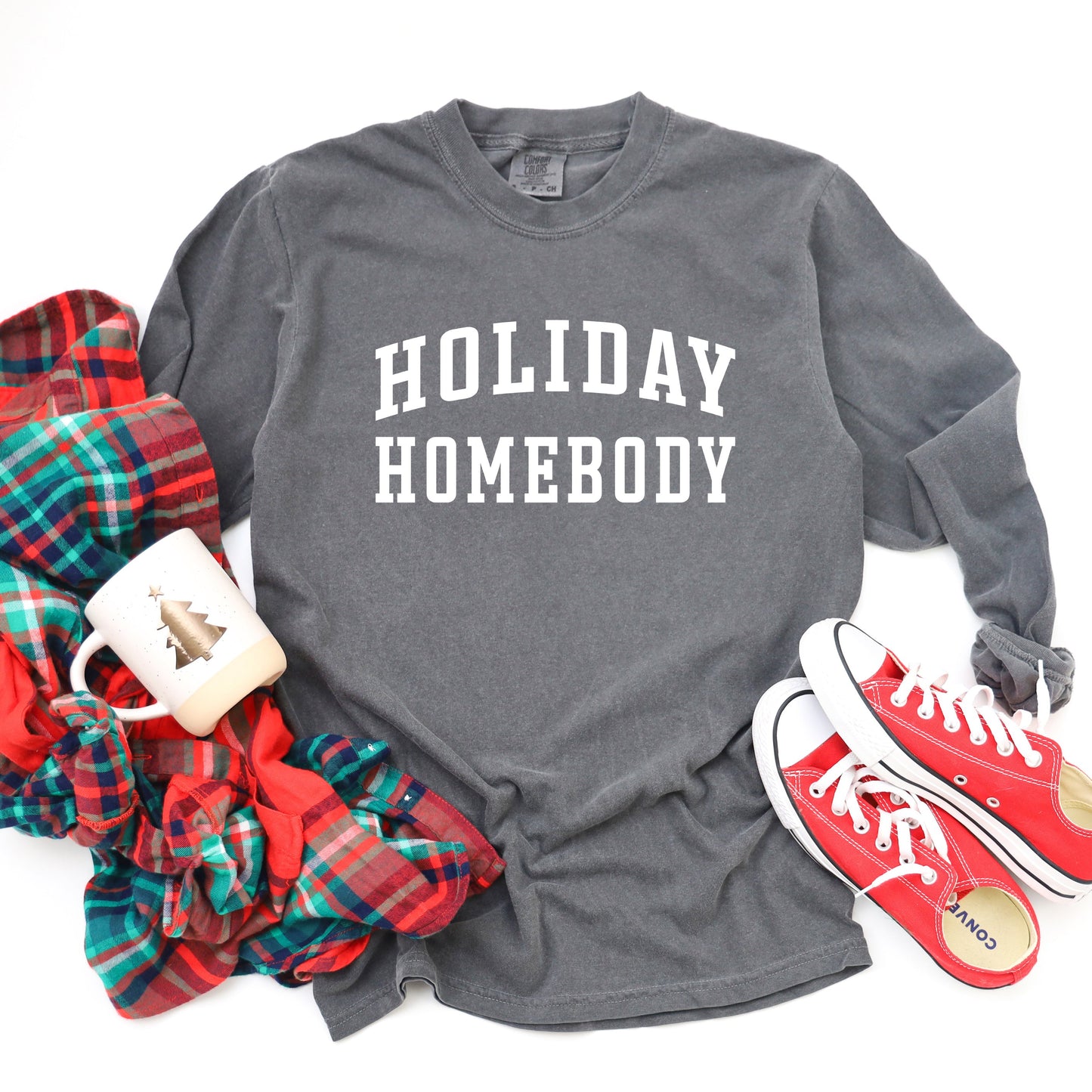 Holiday Homebody | Garment Dyed Long Sleeve