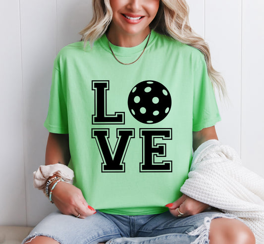 Pickleball Love | Garment Dyed Short Sleeve Tee