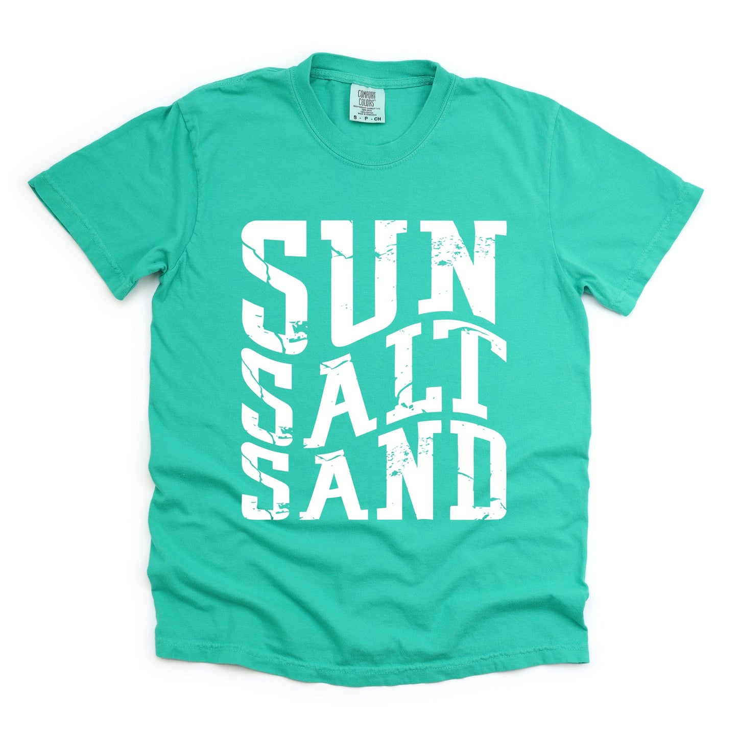 Sun Salt Sand Wavy - Womens Garment Dyed Tee