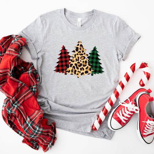 Christmas Trees  | Short Sleeve Crew Neck