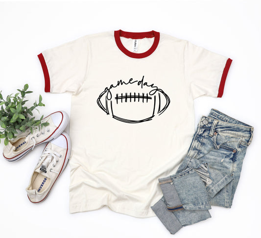 Football Game Day | Ringer Tee