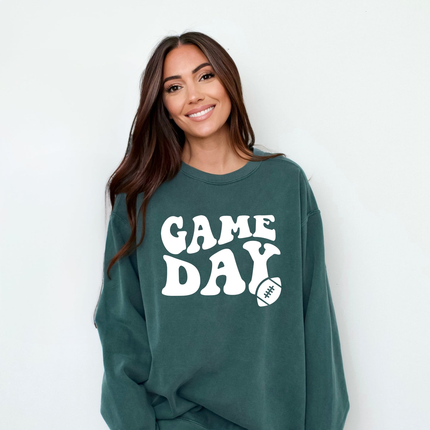 Game Day Football | Garment Dyed Sweatshirt