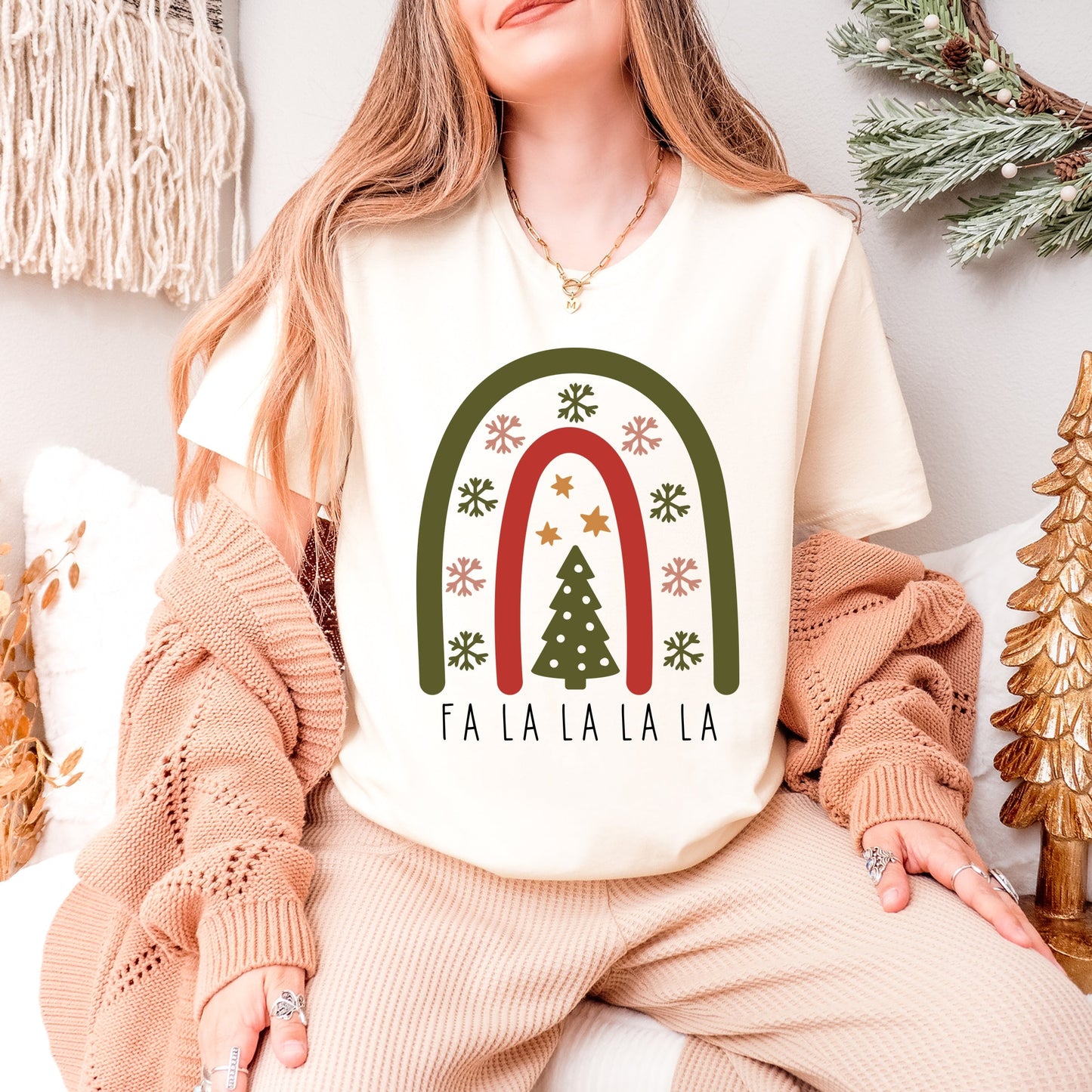 Boho Fa La La Rainbow - Women's Short Sleeve Graphic T-Shirt