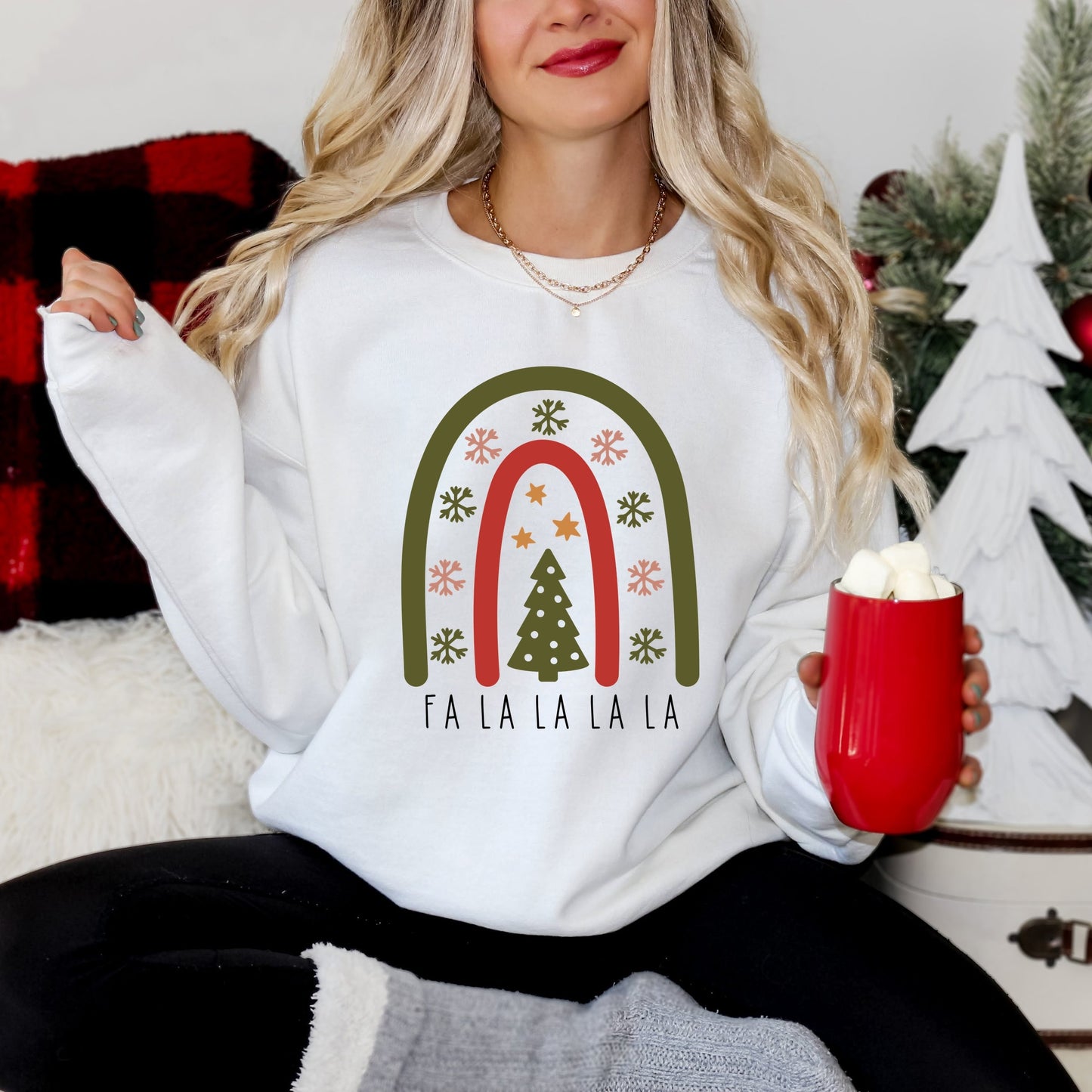 Boho Fa La La Rainbow - Women's Graphic Sweatshirt