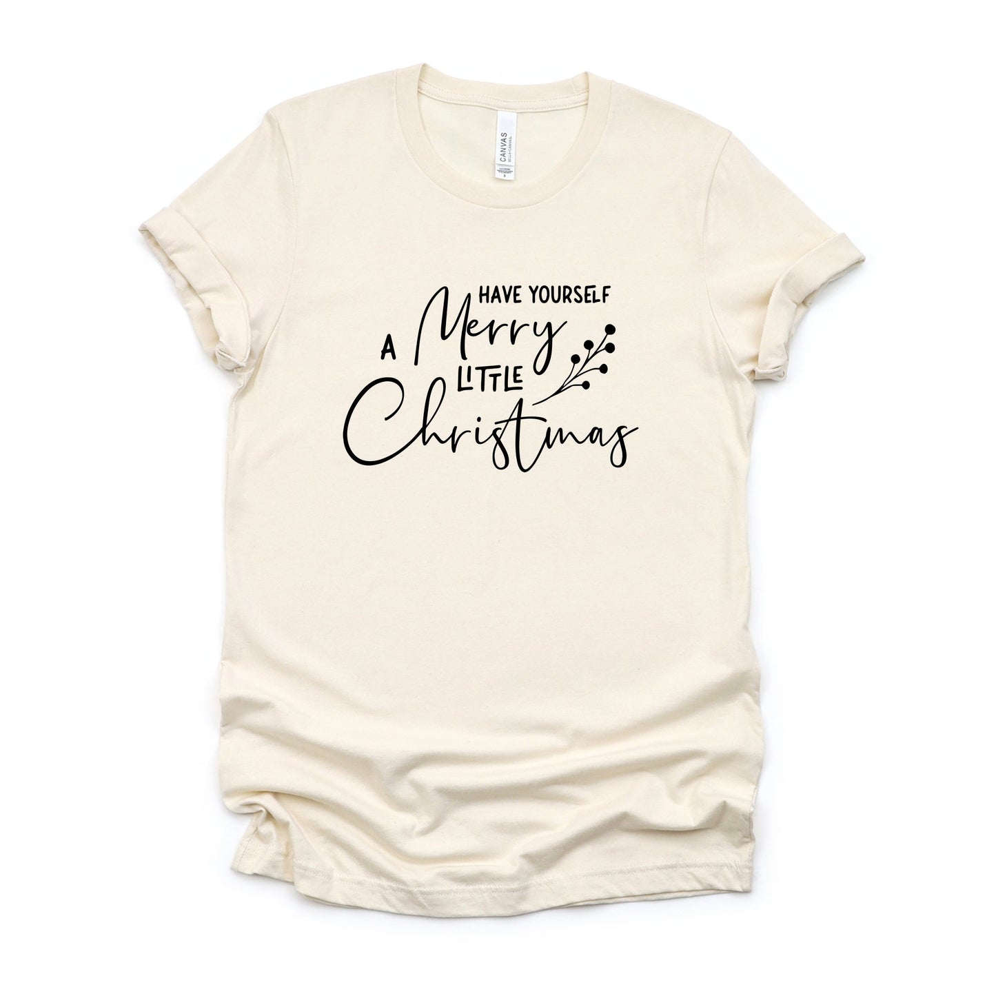 Have Yourself A Merry Little Christmas Berries - Womens Short Sleeve Tee