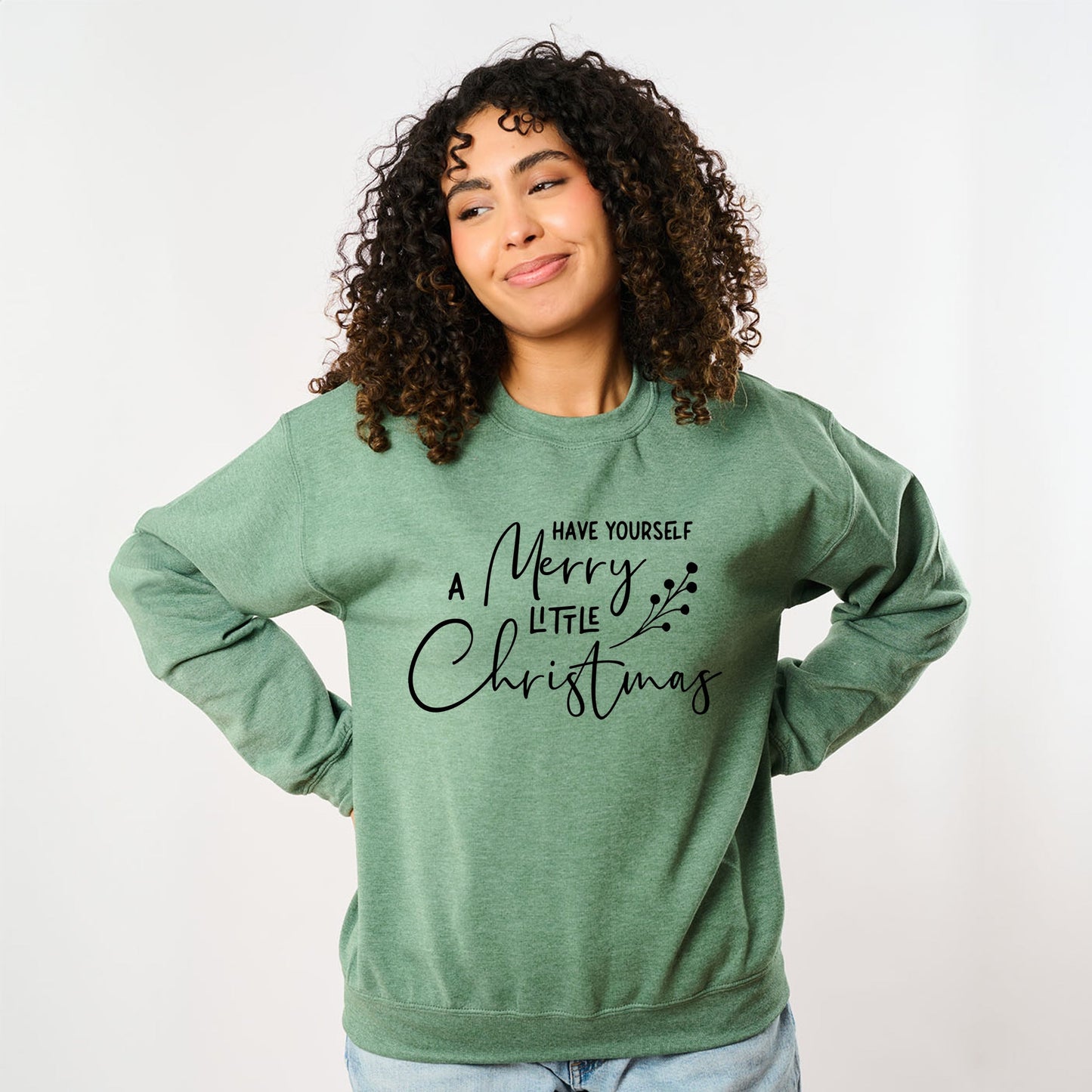 Have Yourself A Merry Little Christmas Berries -  Women's Sweatshirt