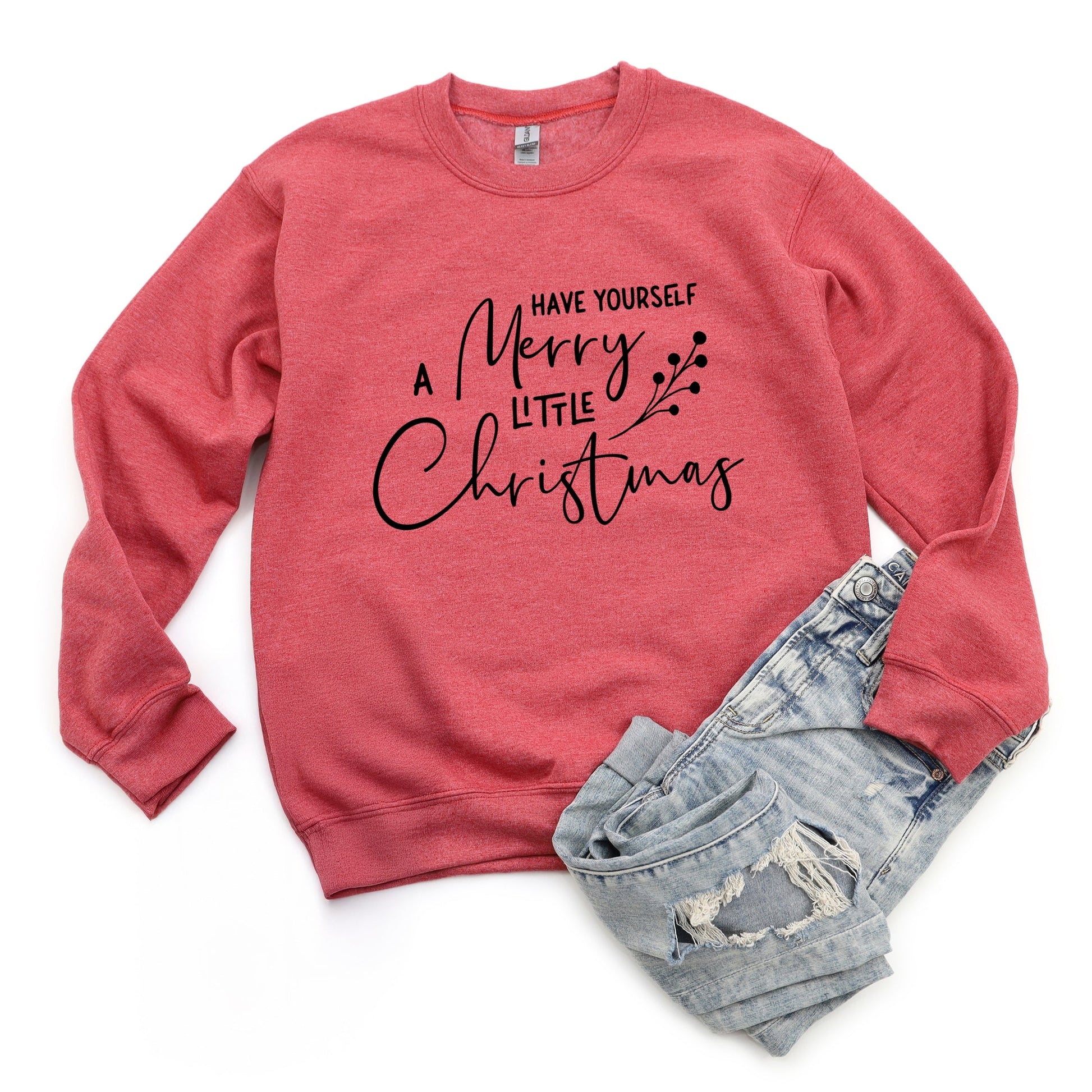 Have Yourself A Merry Little Christmas Berries -  Womens Sweatshirt