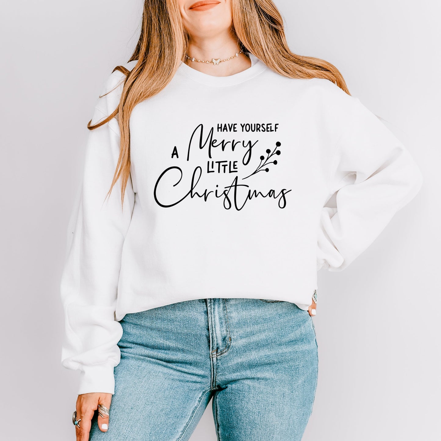 Have Yourself A Merry Little Christmas Berries -  Women's Sweatshirt