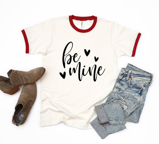 Be Mine Cursive | Ringer Tee