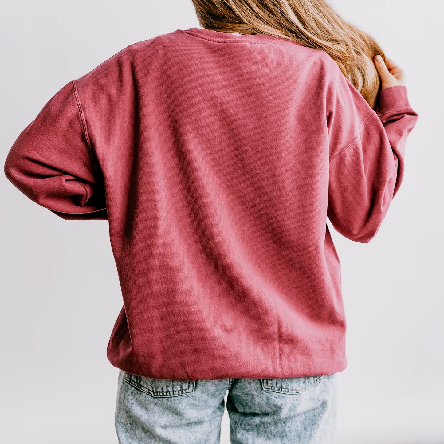 Be Mine Circle | Lightweight Garment Dyed Sweatshirt