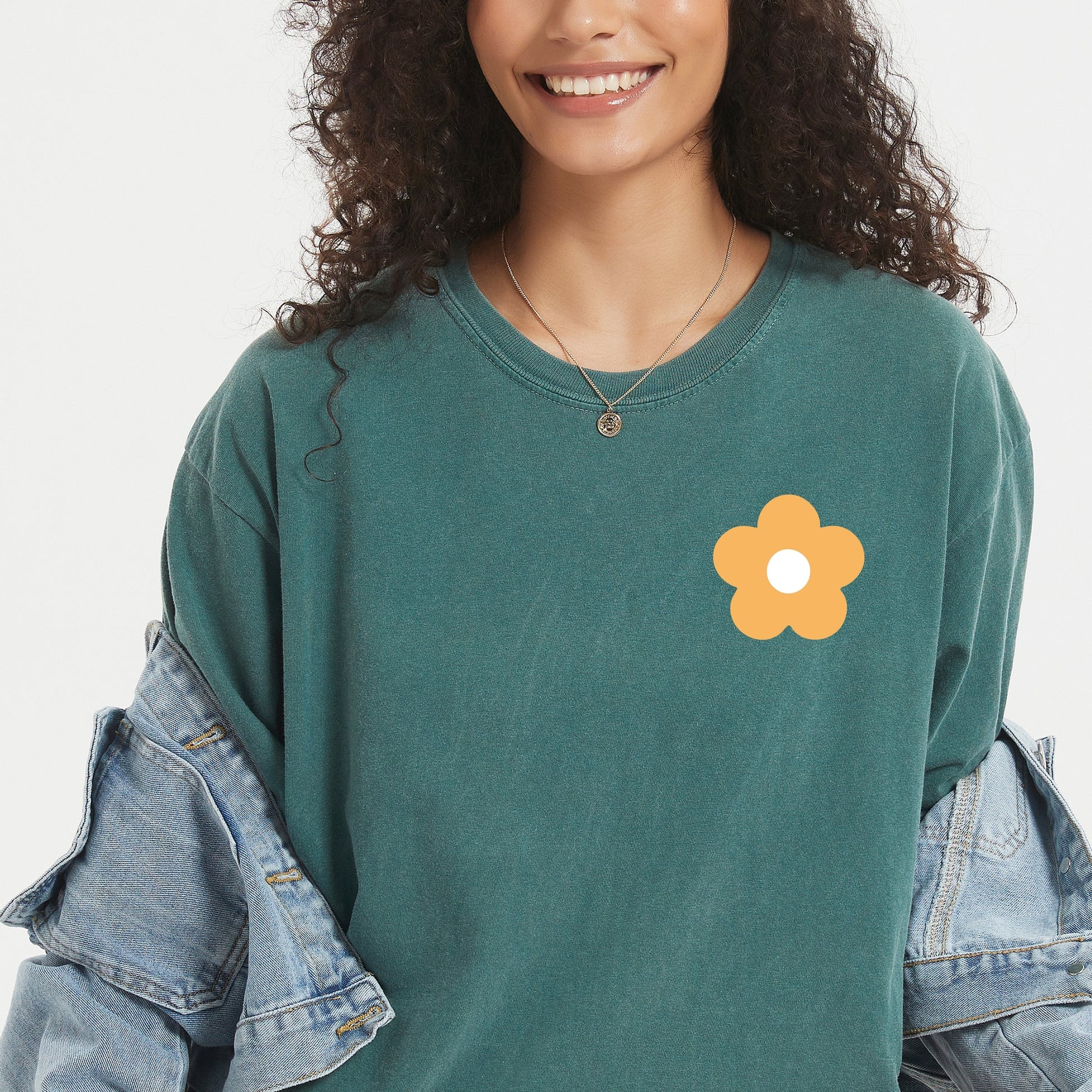 Too Much For You Front And Back - Garment Dyed Tee