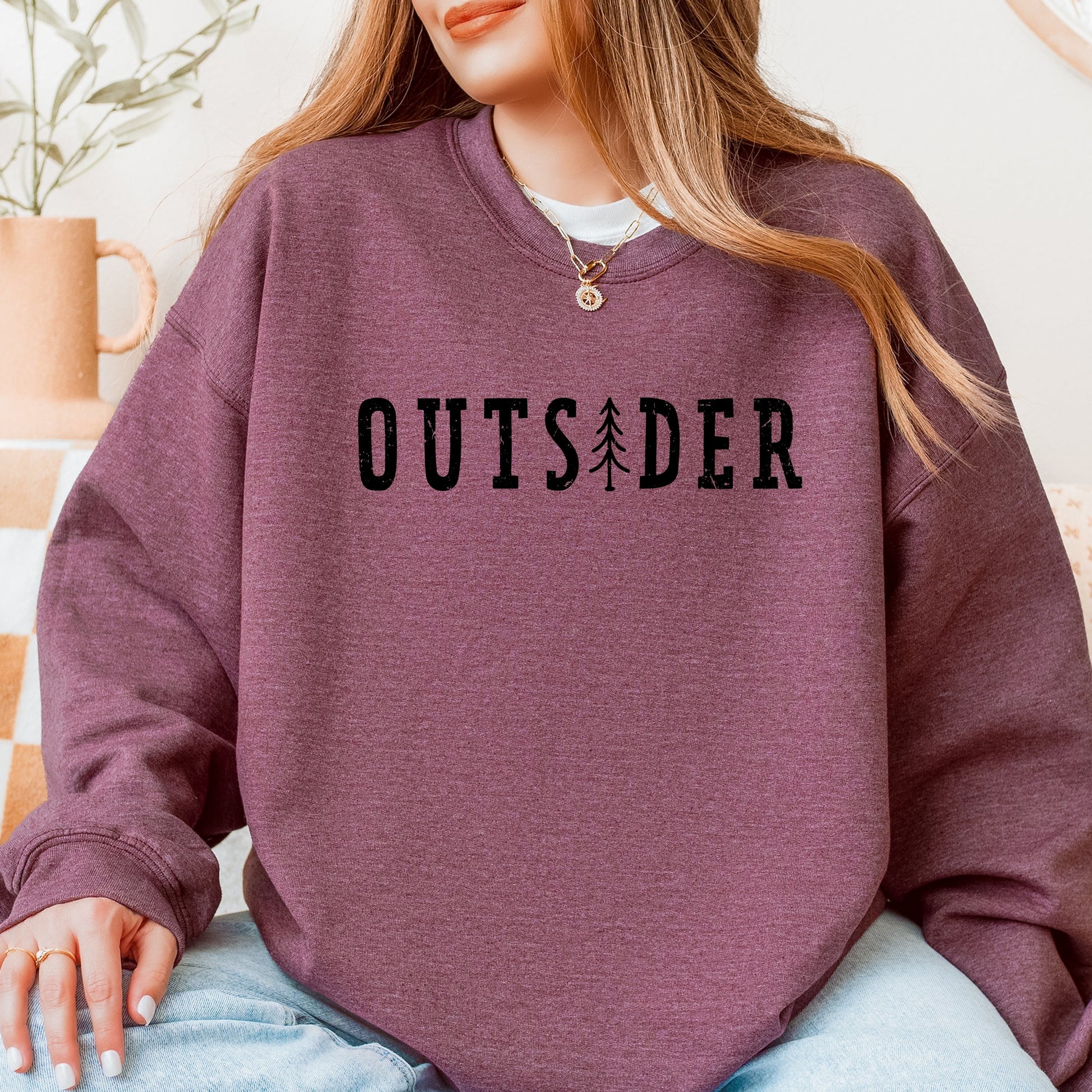 15411B_F-SWT Heather Maroon