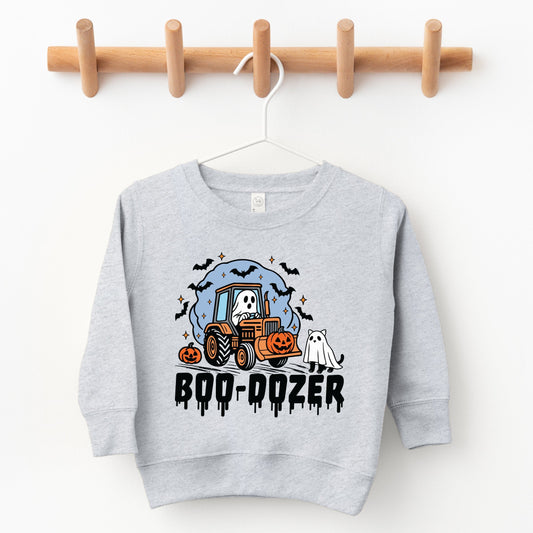 Boo-Dozer Ghost - Toddler Graphic Sweatshirt and Youth Graphic Sweatshirt