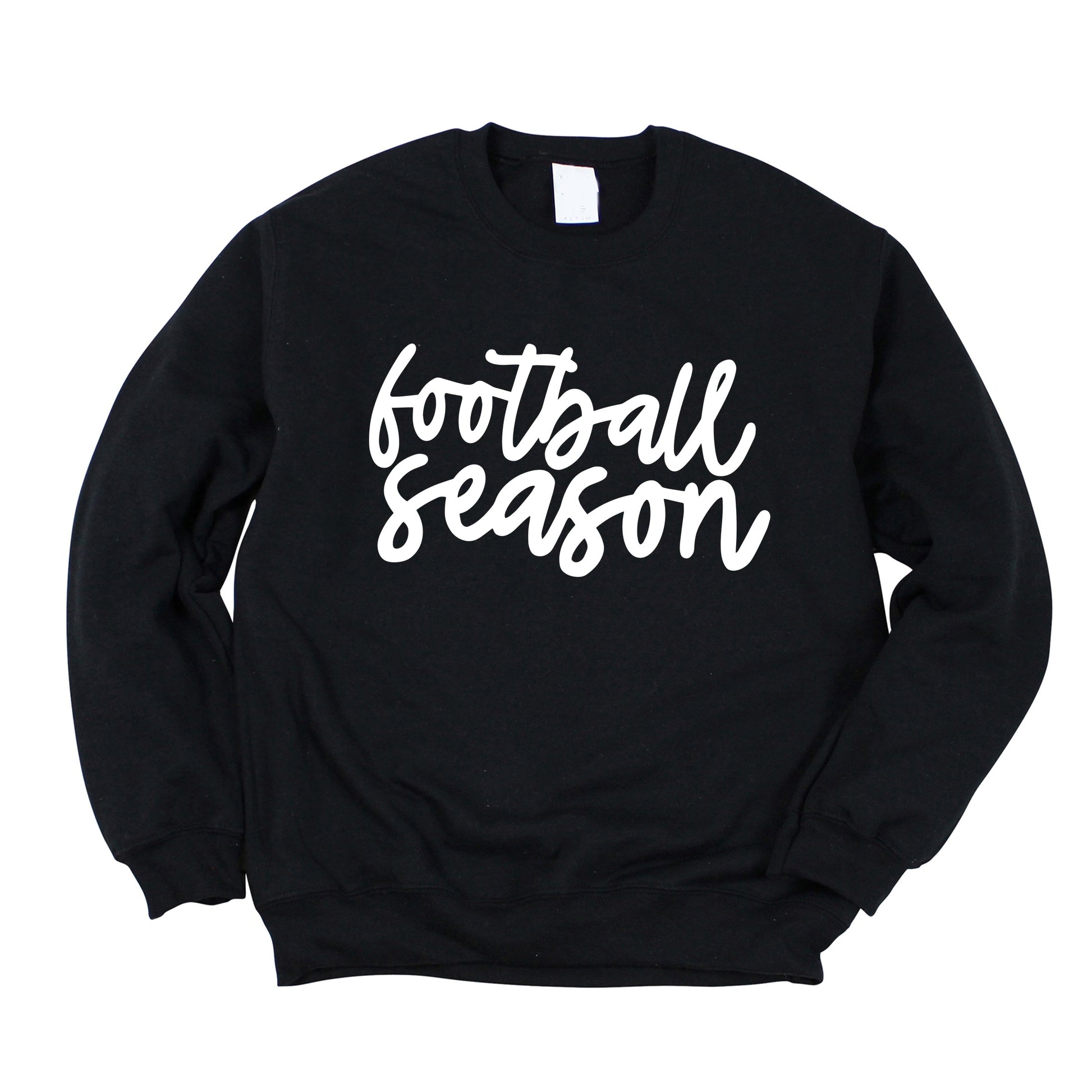 Football Season Cursive -  Womens Sweatshirt