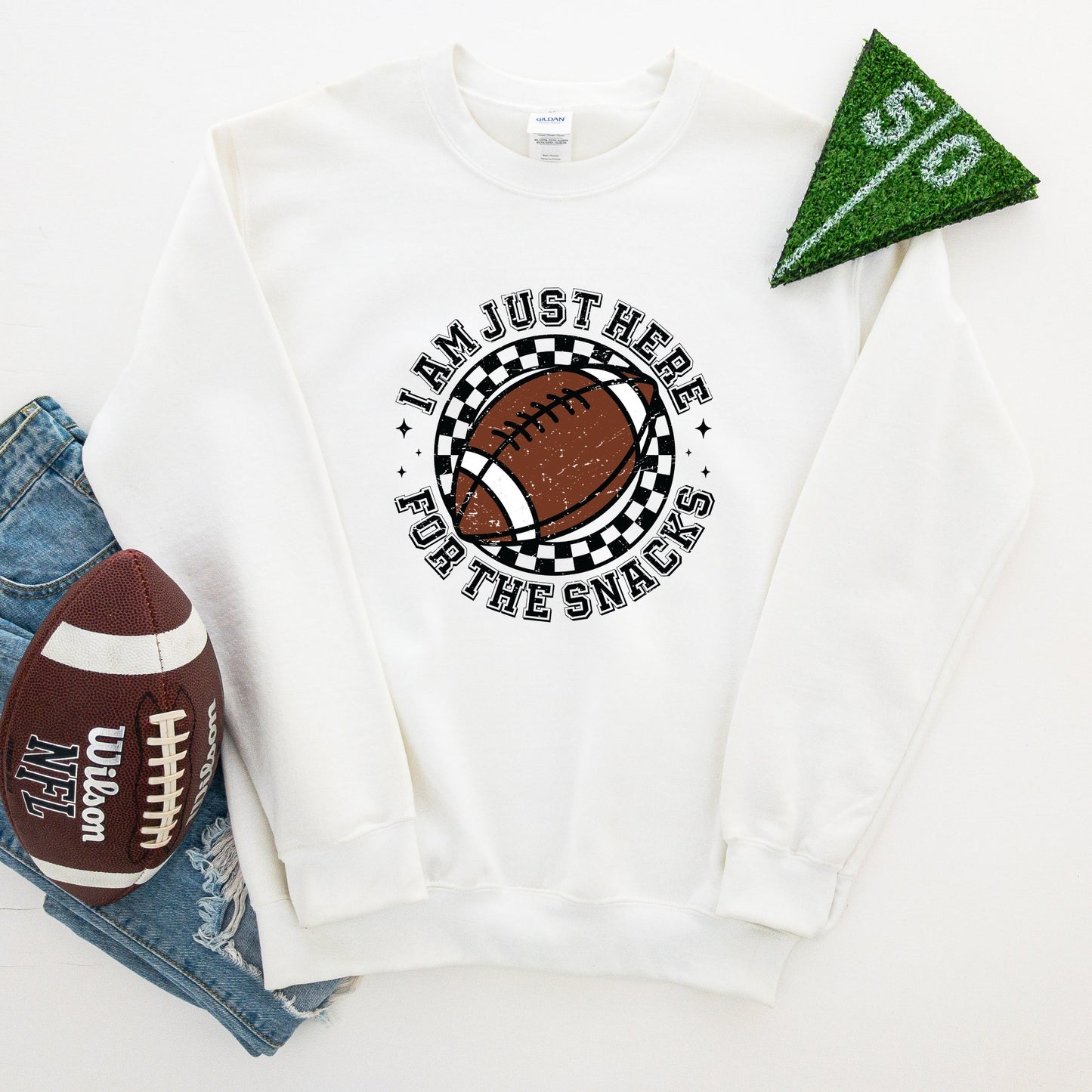 I Am Just Here For The Snacks -  Women's Graphic Sweatshirt