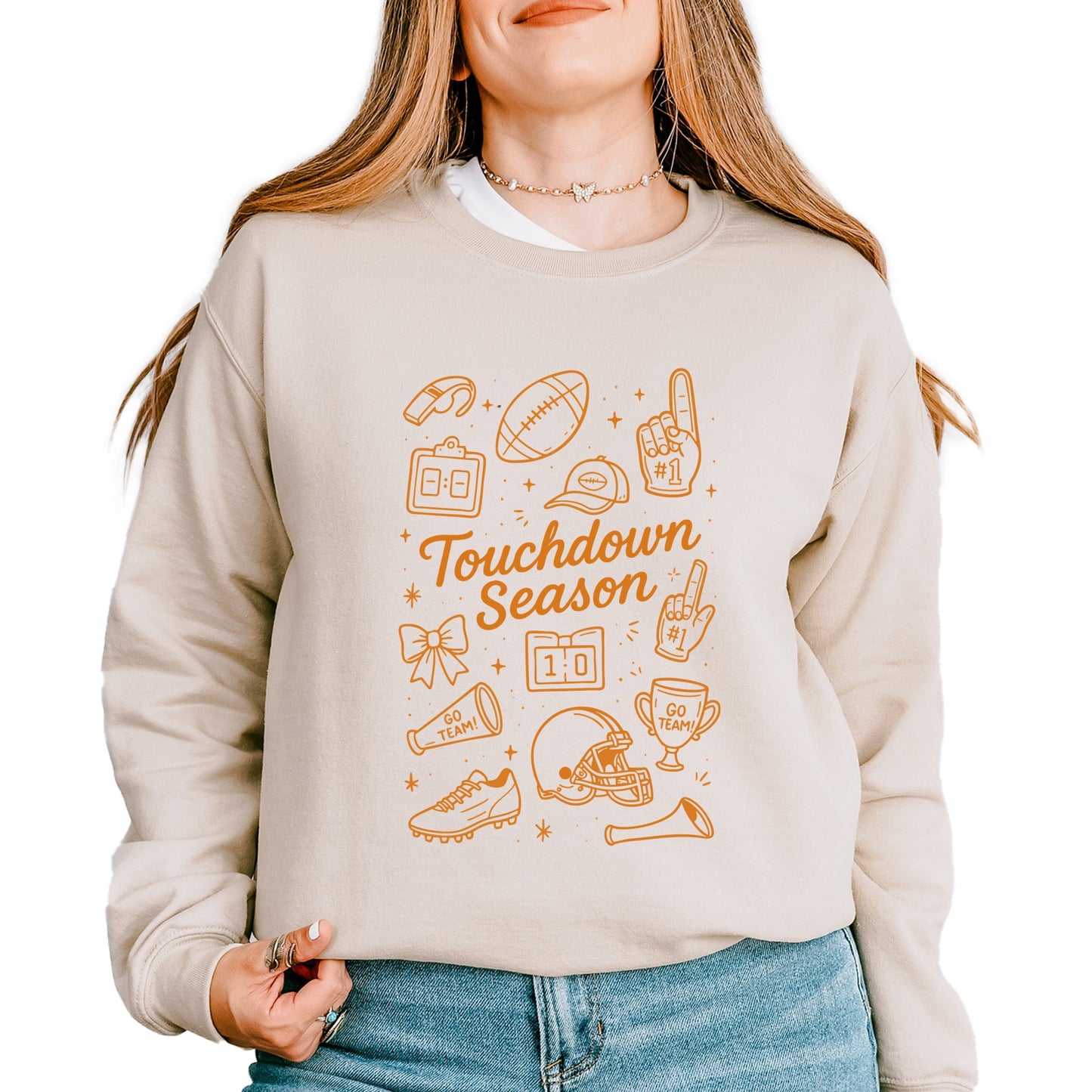 Touchdown Season Go Team - Sweatshirt