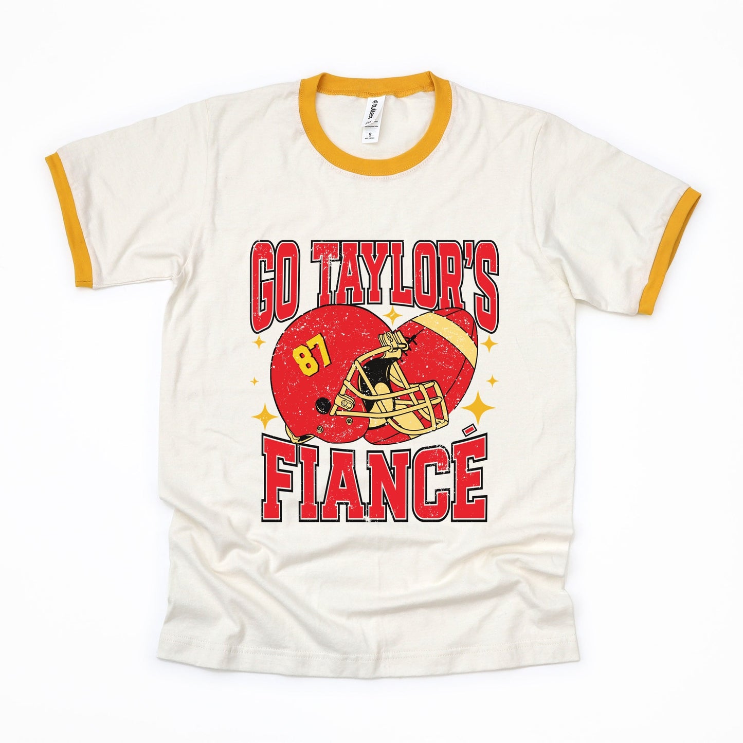 Go Taylor's Fiancé Sparkle - Women's Ringer Tee