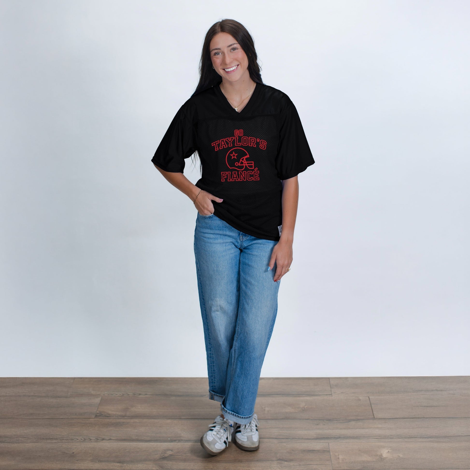 Go Taylor's Fiance Varsity - Football Jersey