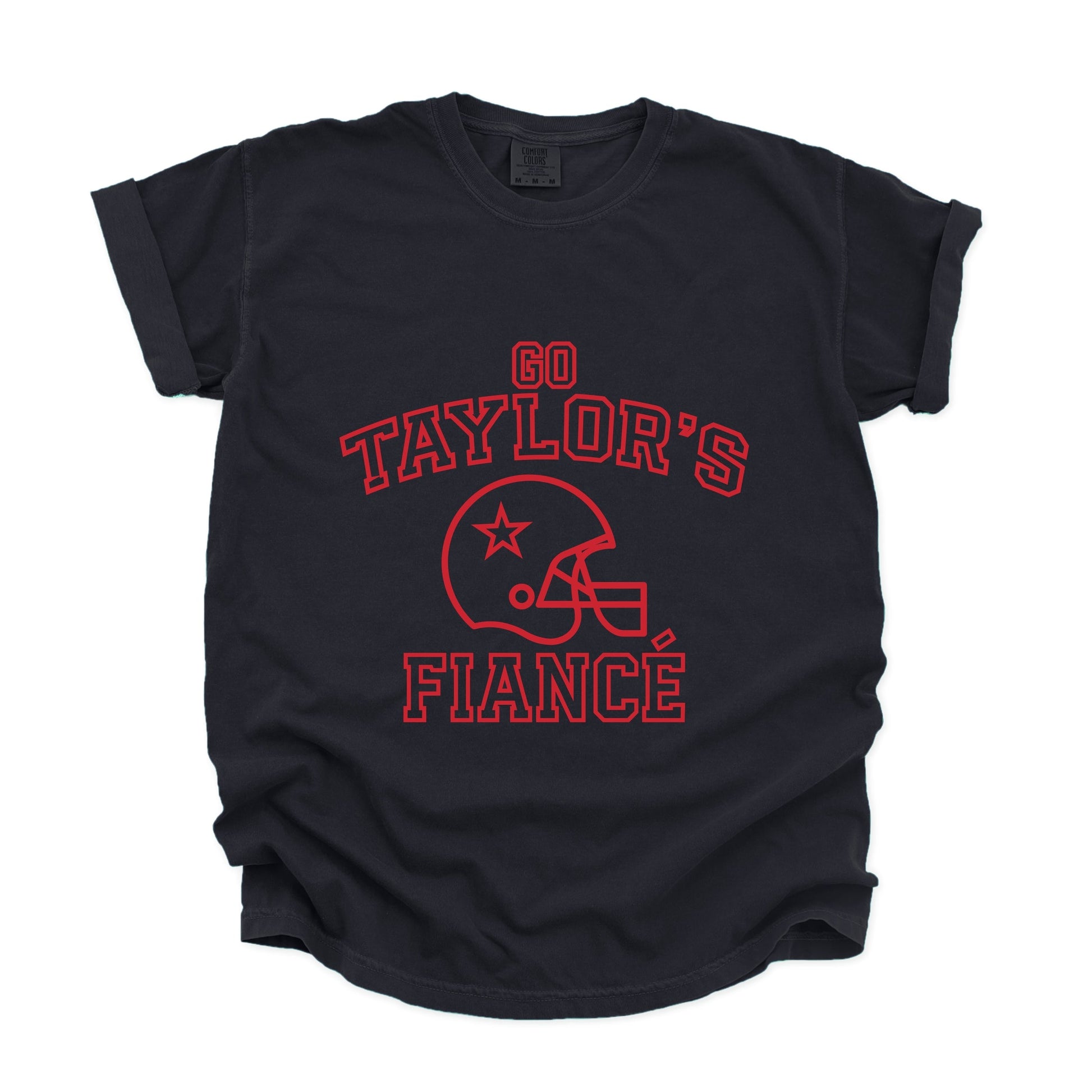 Go Taylor's Fiance Varsity - Womens Garment Dyed Tee