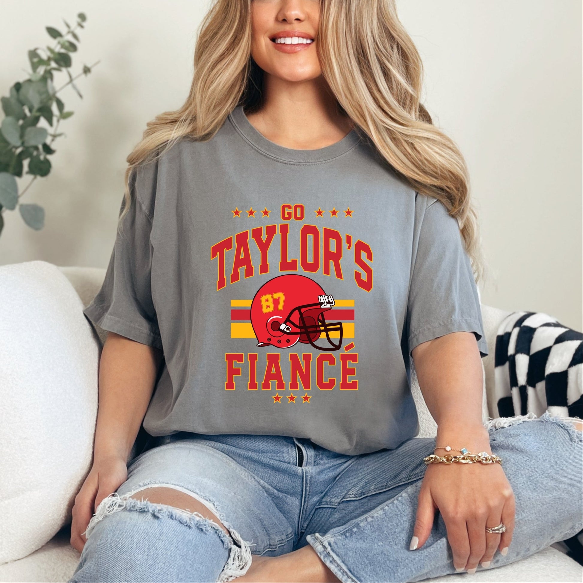 Go Taylor's Fiance Helmet - Womens Garment Dyed Tee
