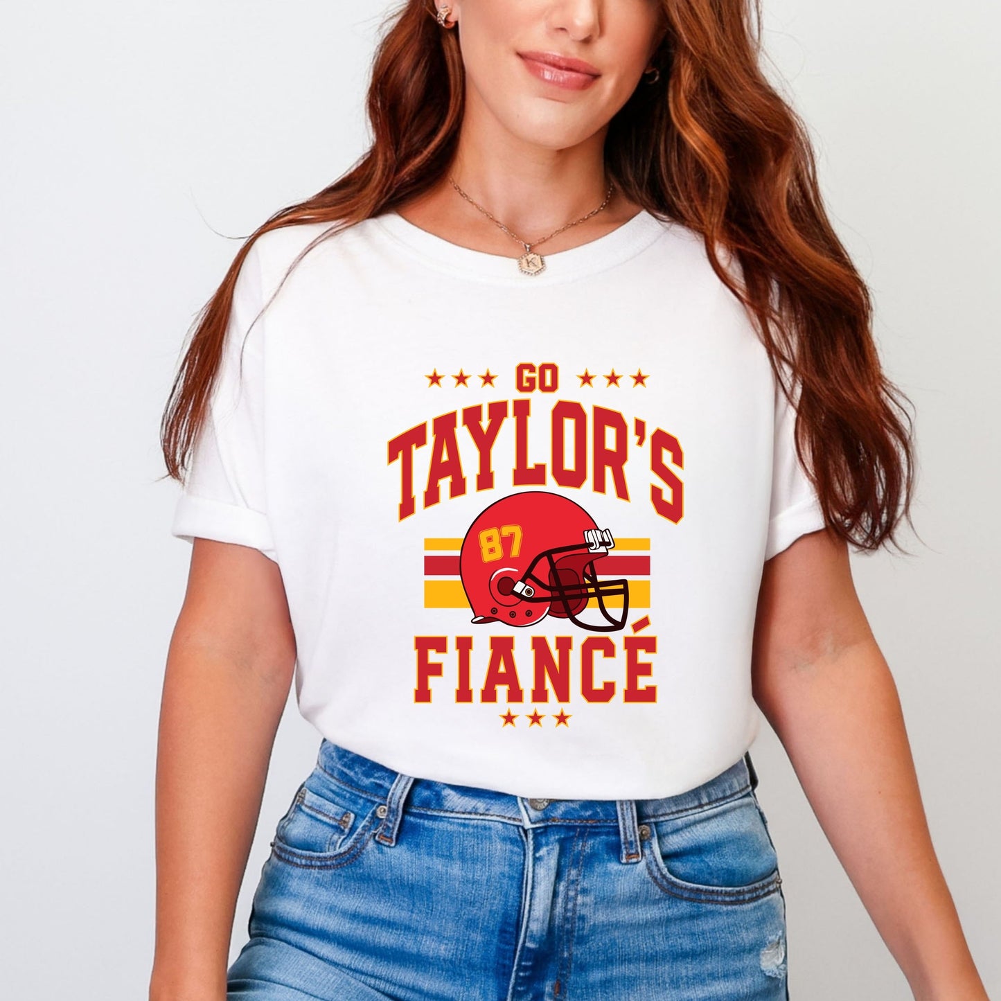 Go Taylor's Fiancé Helmet - Women's Garment Dyed Tee