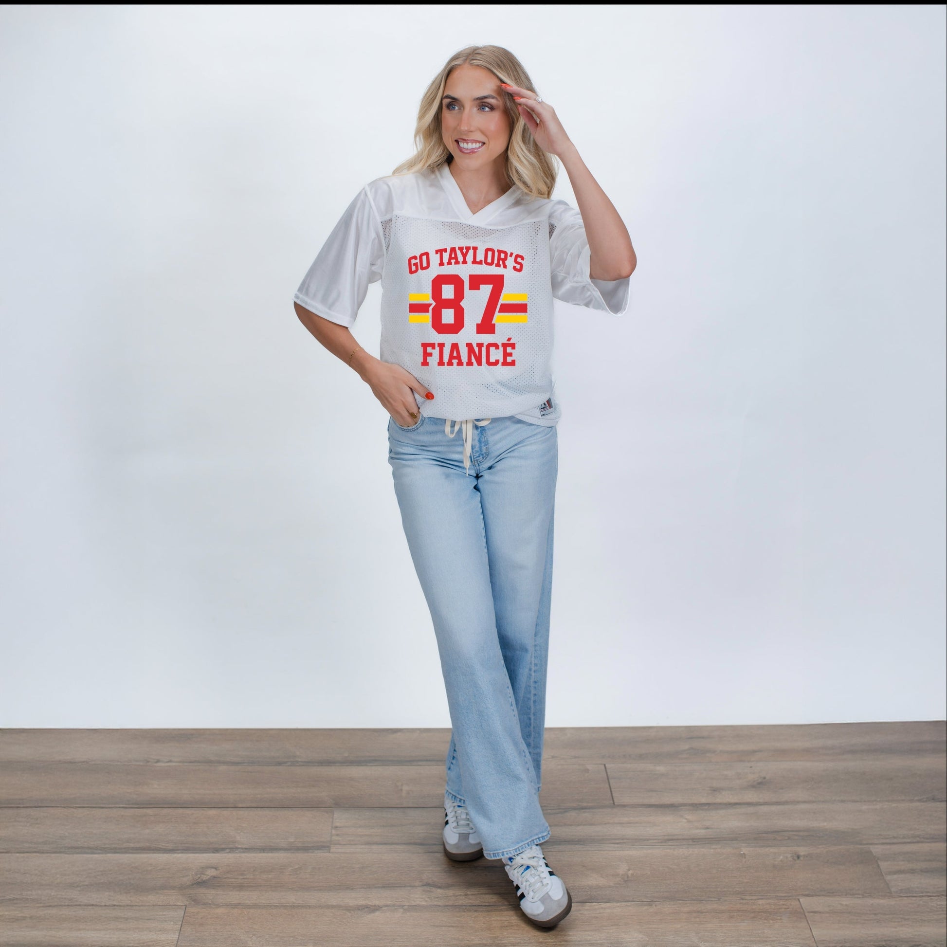 Go Taylor's Fiance 87 - Football Jersey