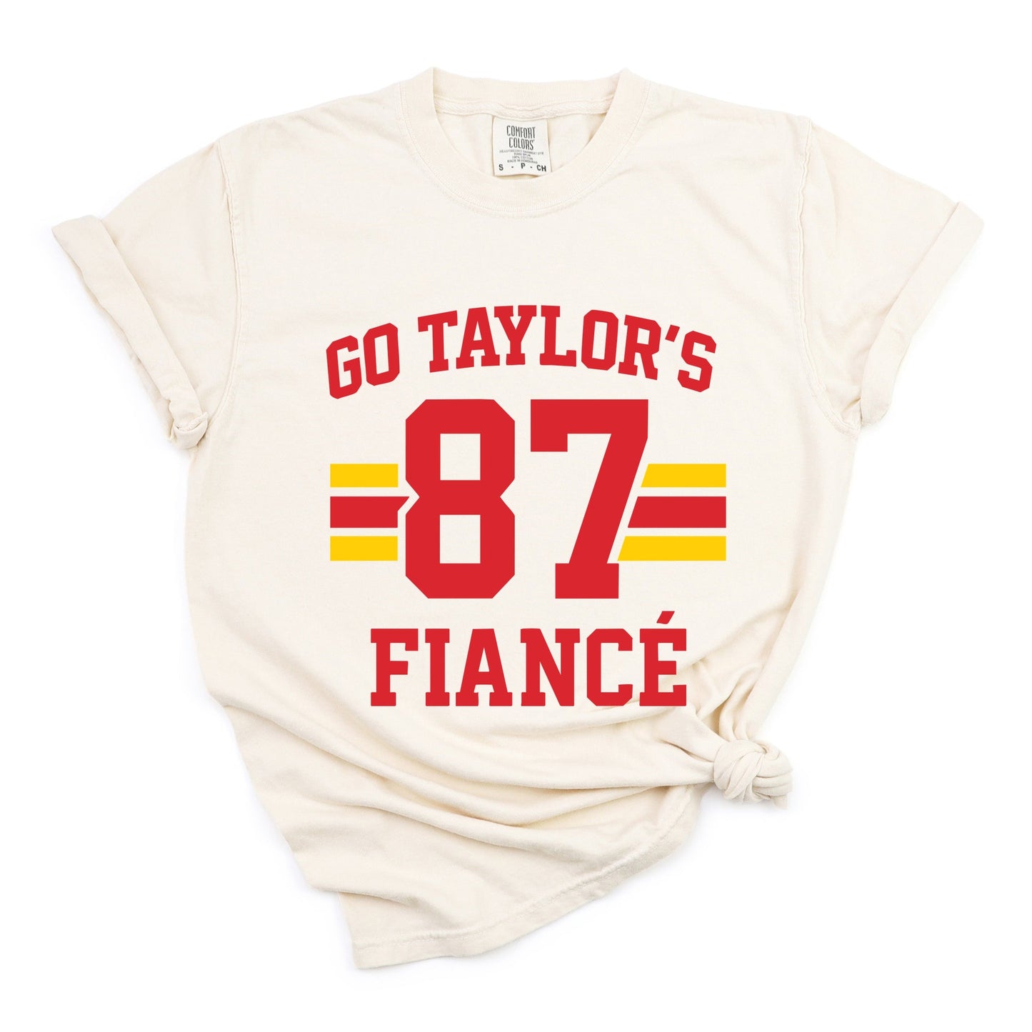 Go Taylor's Fiance 87 - Womens Garment Dyed Tee