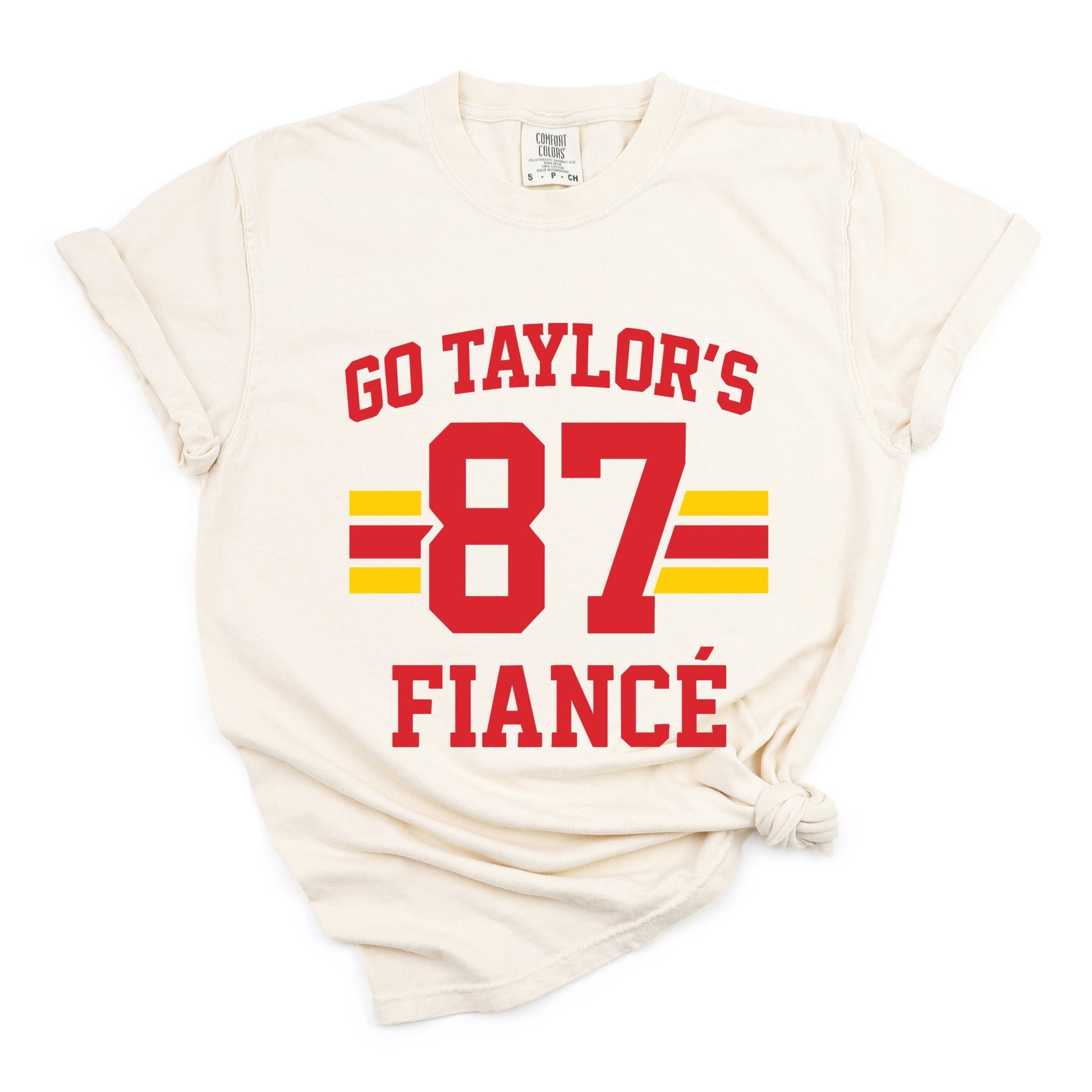 Go Taylor's Fiance 87 - Womens Garment Dyed Tee