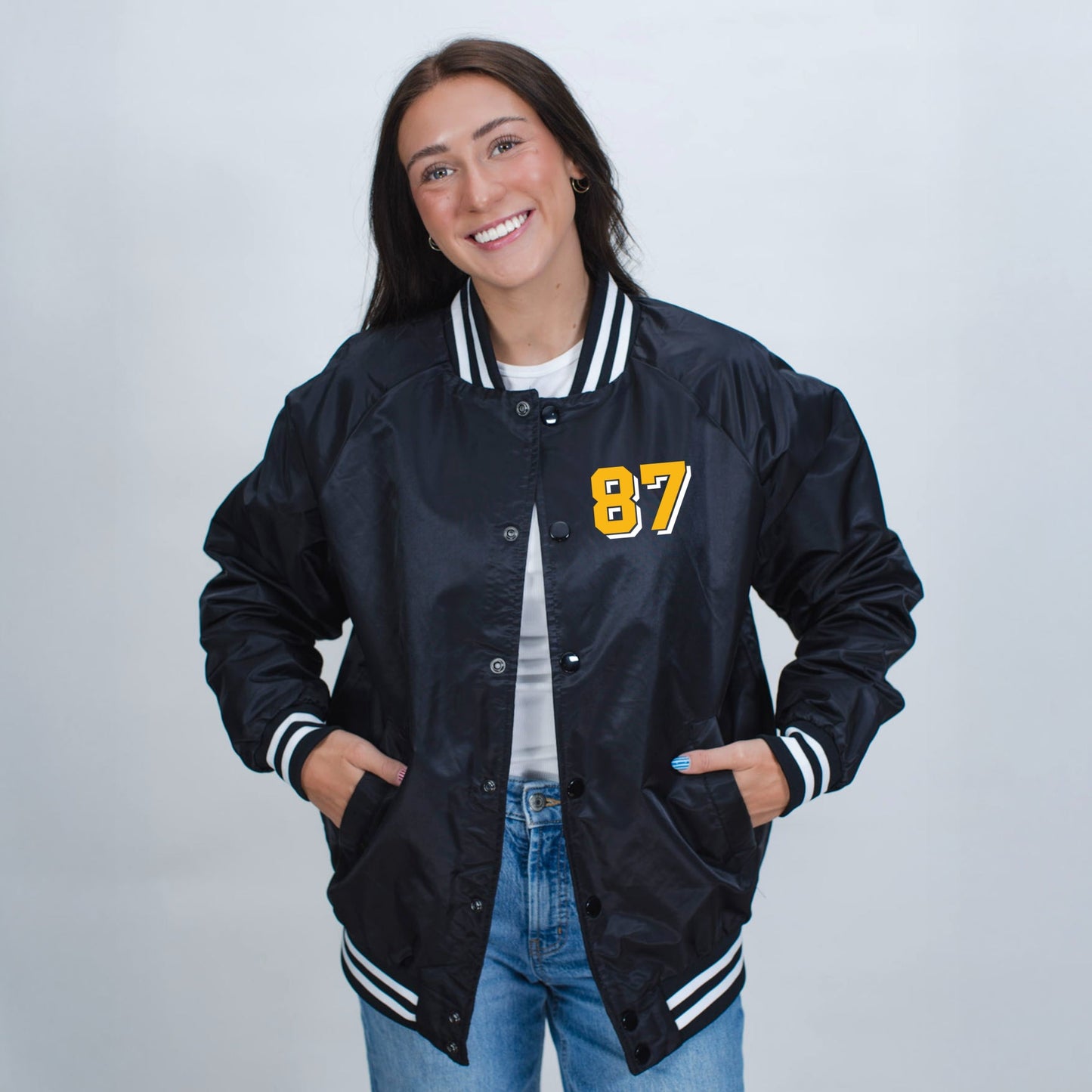 Go Taylor's Fiancé Yellow  - Womens Bomber Jacket
