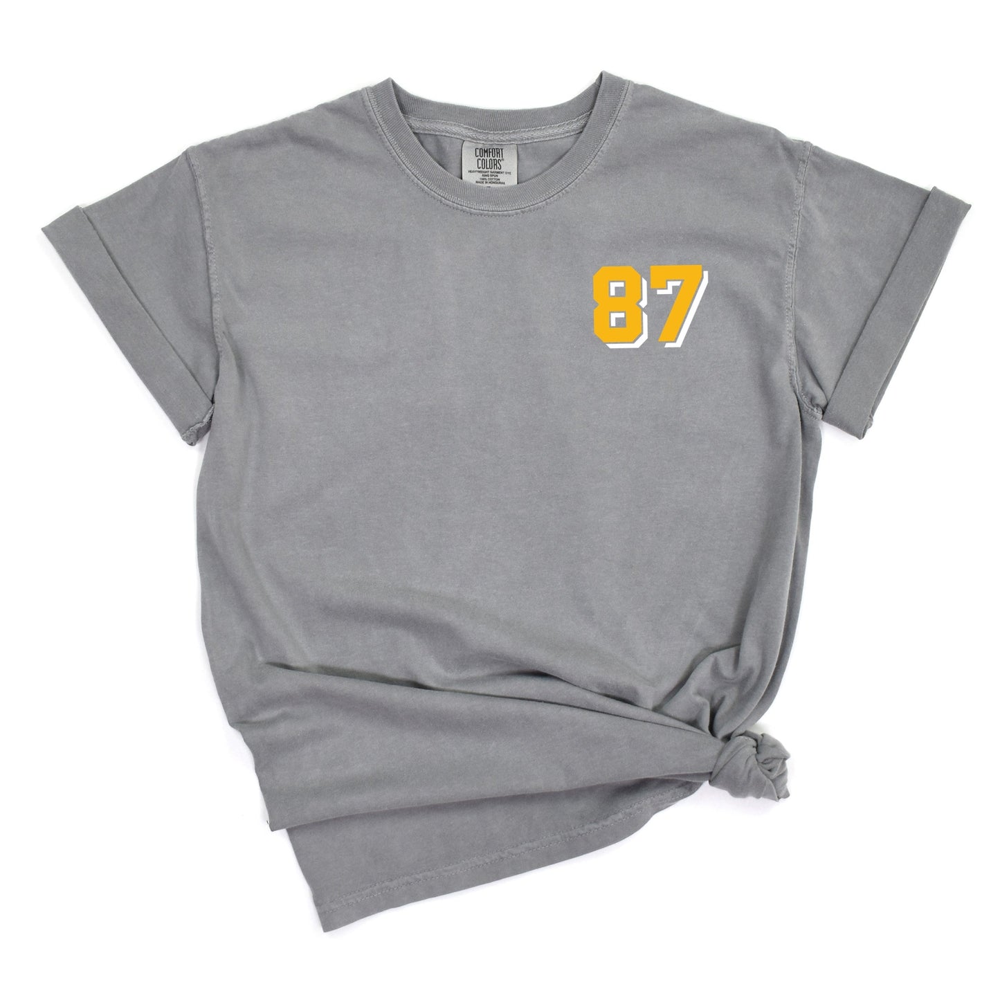 Go Taylor's Fiancé Yellow  - Womens Garment Dyed Tee