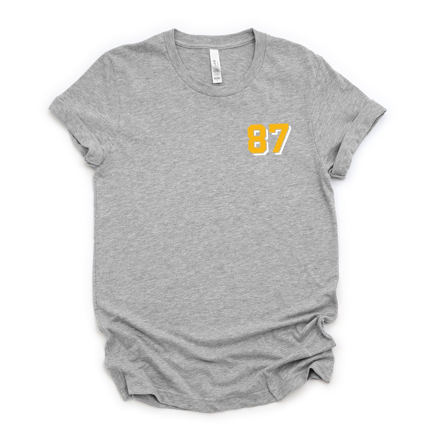 Taylor's Fiancé Number 87 Front And Back - Womens Short Sleeve Tee