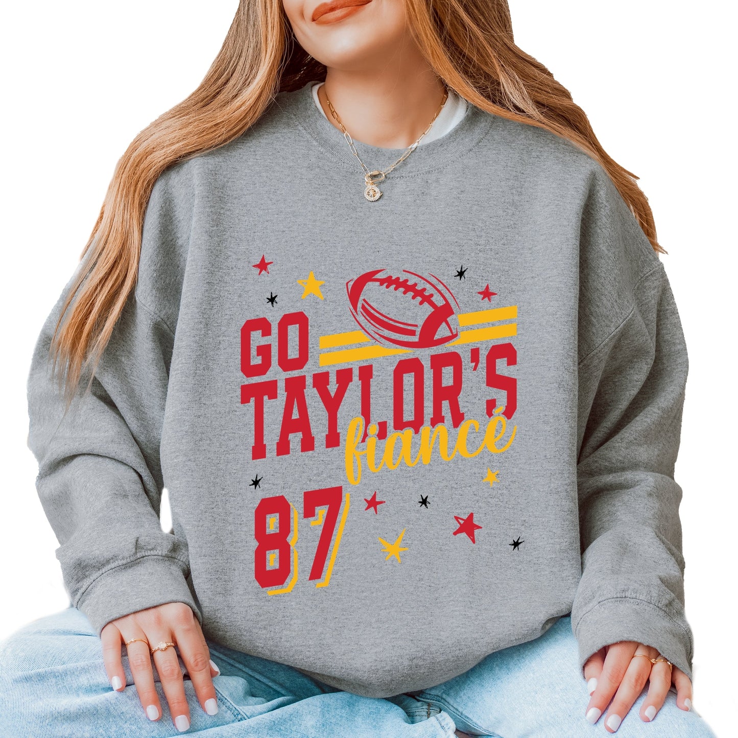 Go Taylor's Fiancé Red -  Womens Sweatshirt