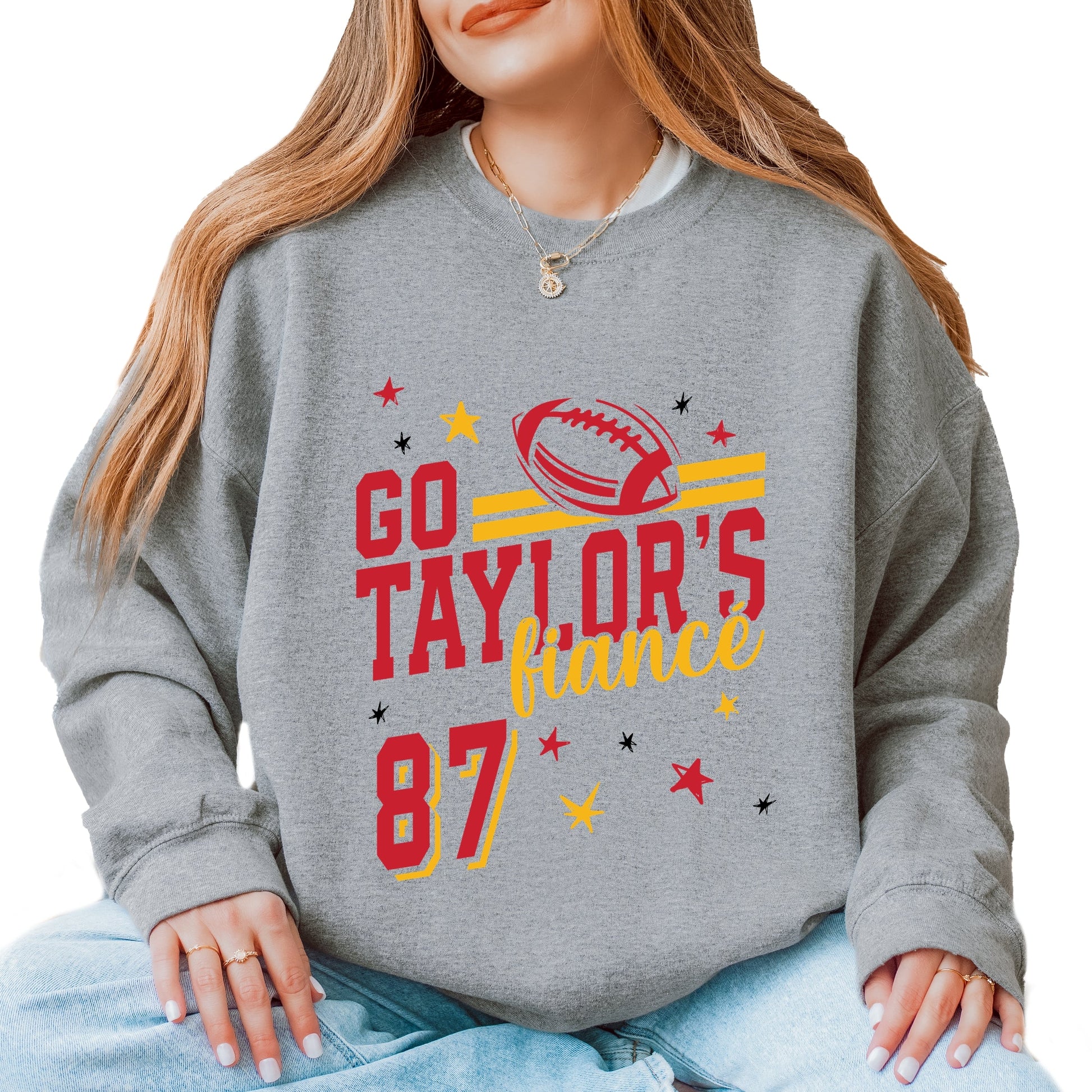 Go Taylor's Fiancé Red -  Womens Sweatshirt
