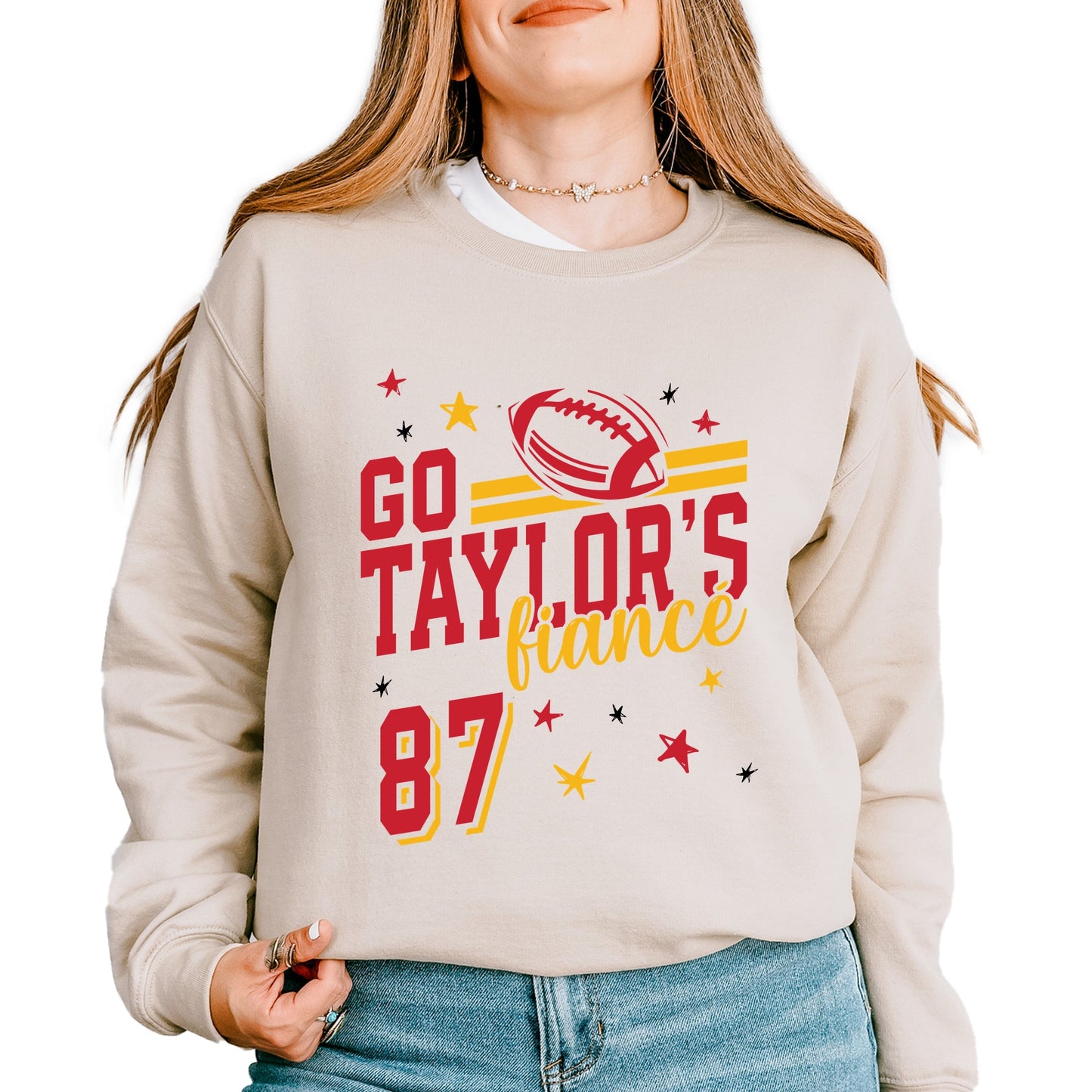 Go Taylor's Fiancé Red -  Womens Sweatshirt