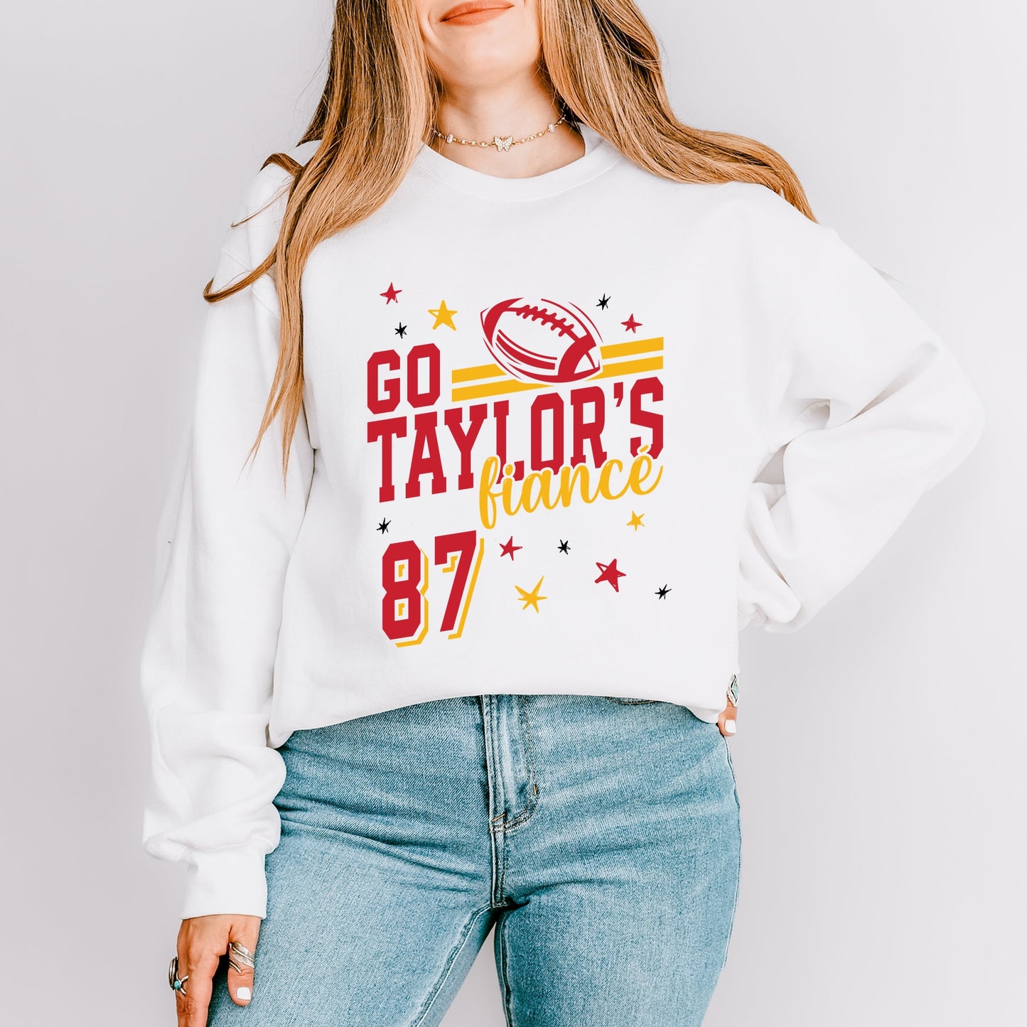 Go Taylor's Fiancé Red -  Womens Sweatshirt