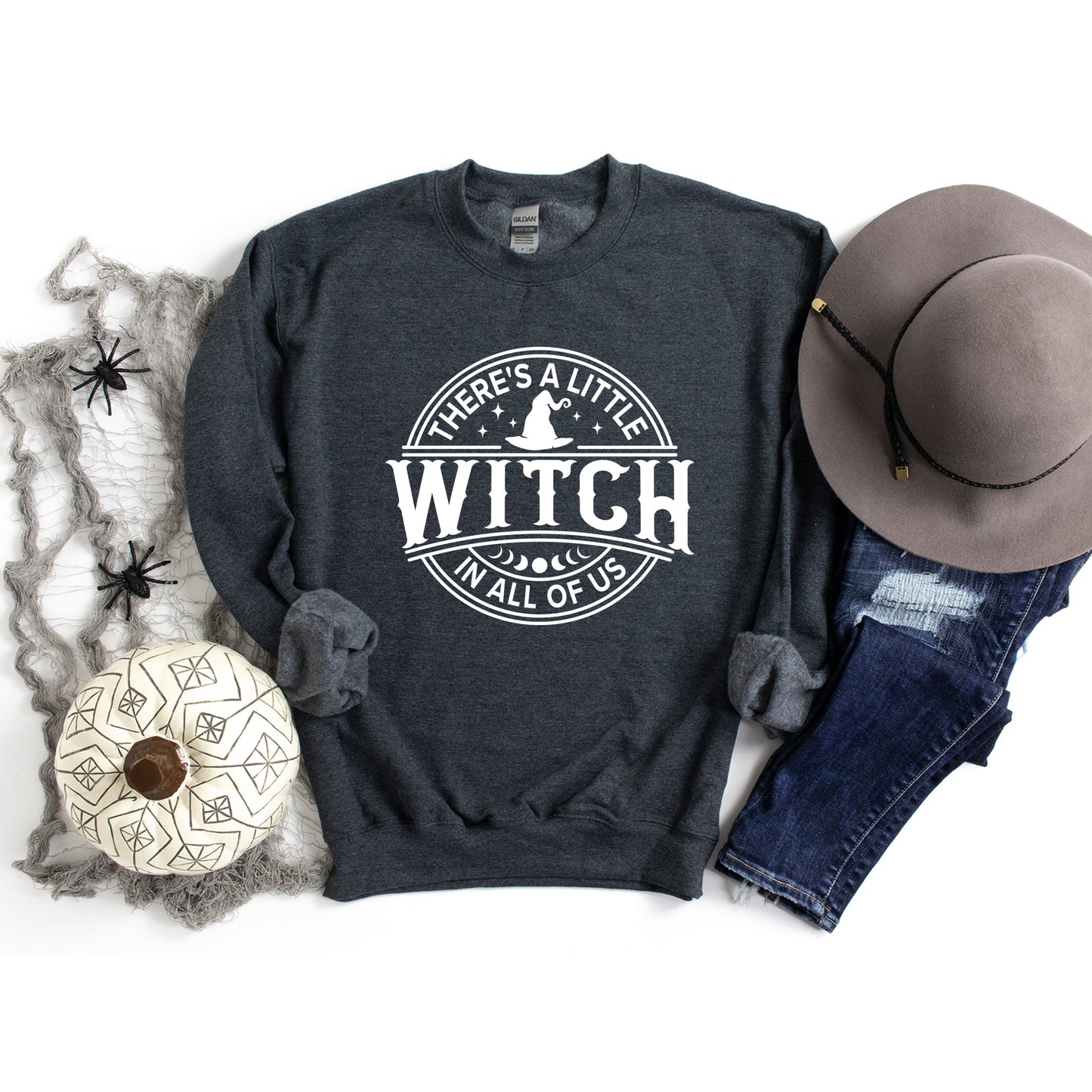 A Little Witch In All Of Us -  Womens Graphic Sweatshirt