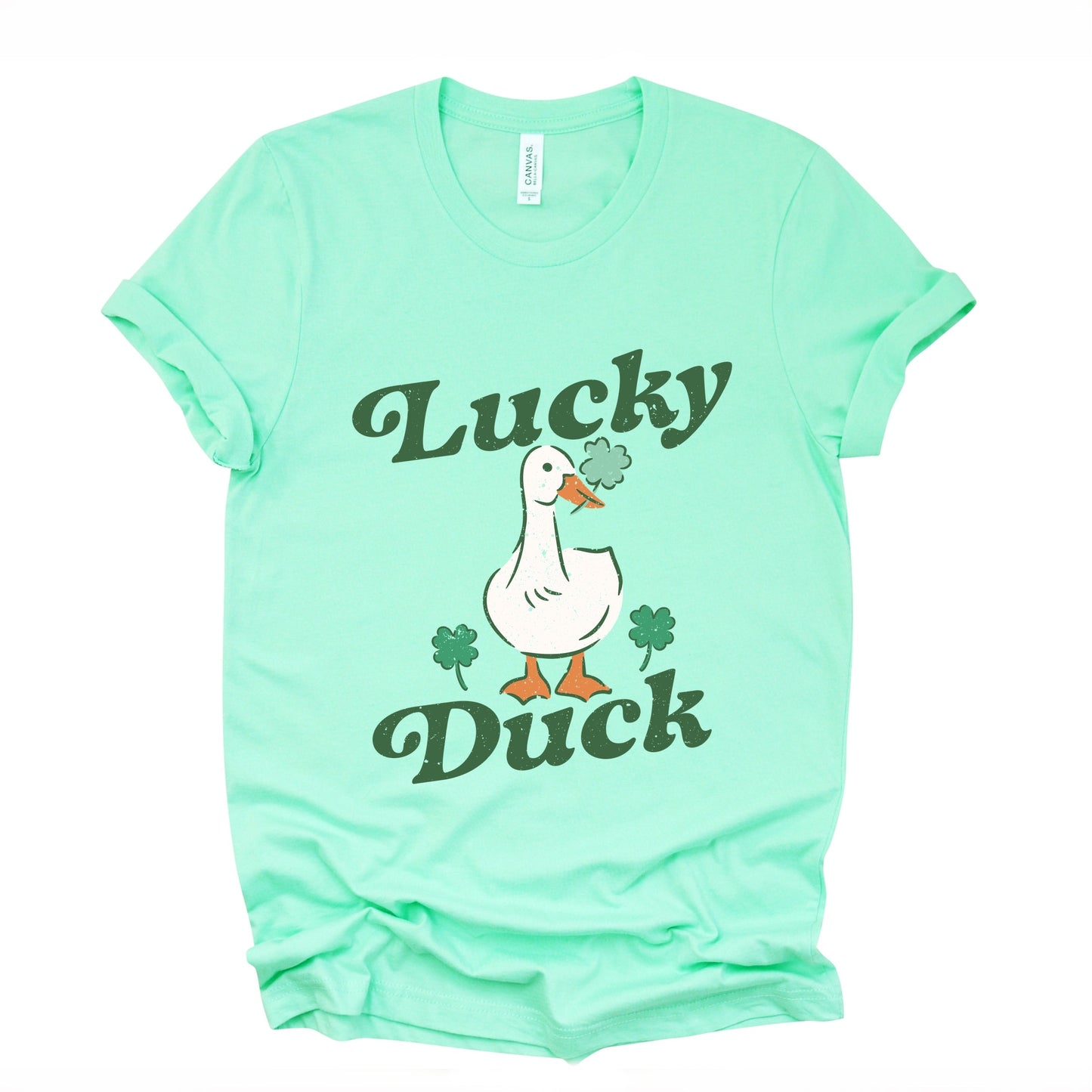 Lucky Duck - Women's Short Sleeve Graphic T-Shirt