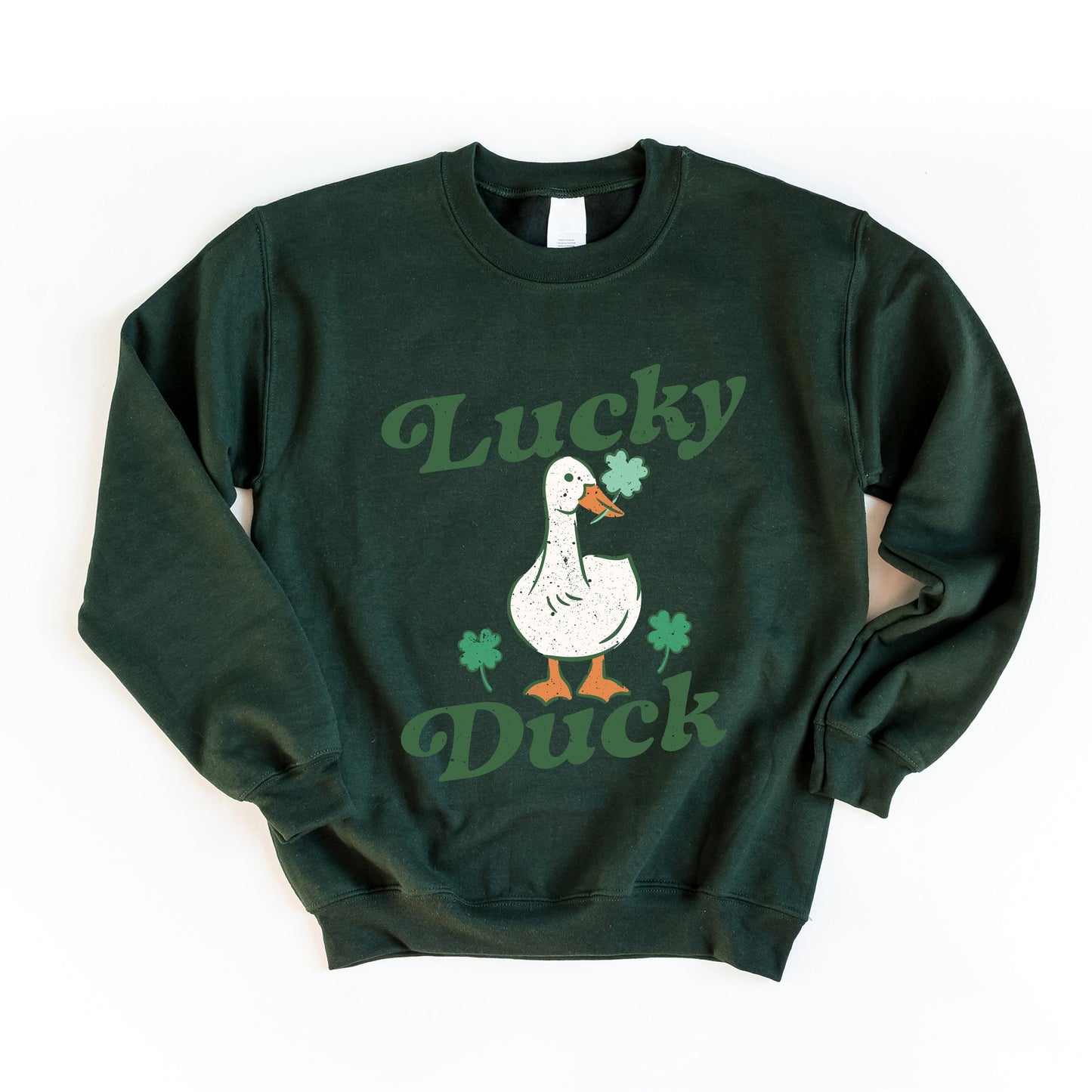 Lucky Duck - Women's Graphic Sweatshirt