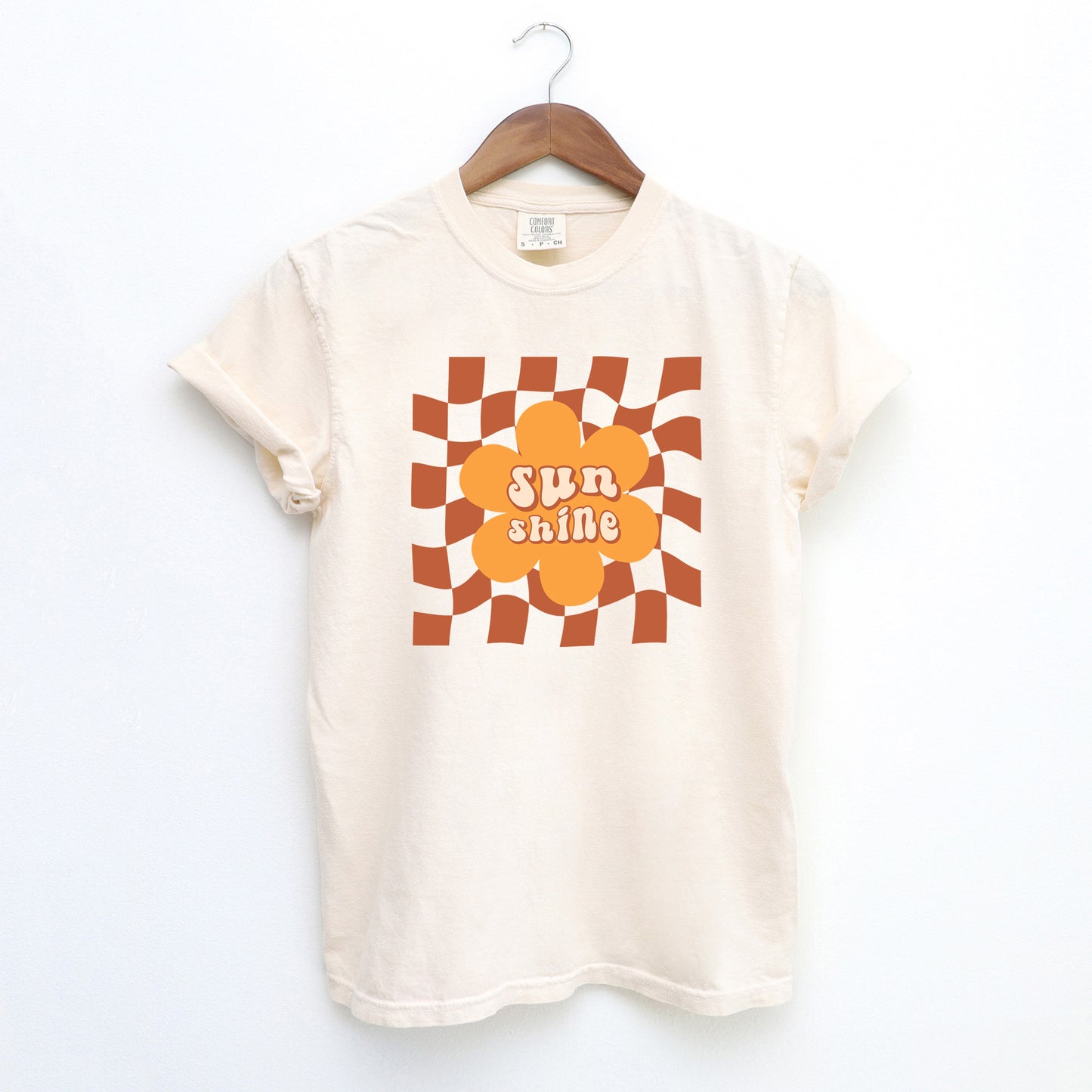 Sun Shine Checkered | Garment Dyed Tee