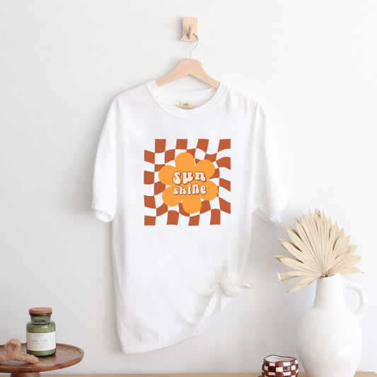 Sun Shine Checkered | Garment Dyed Tee