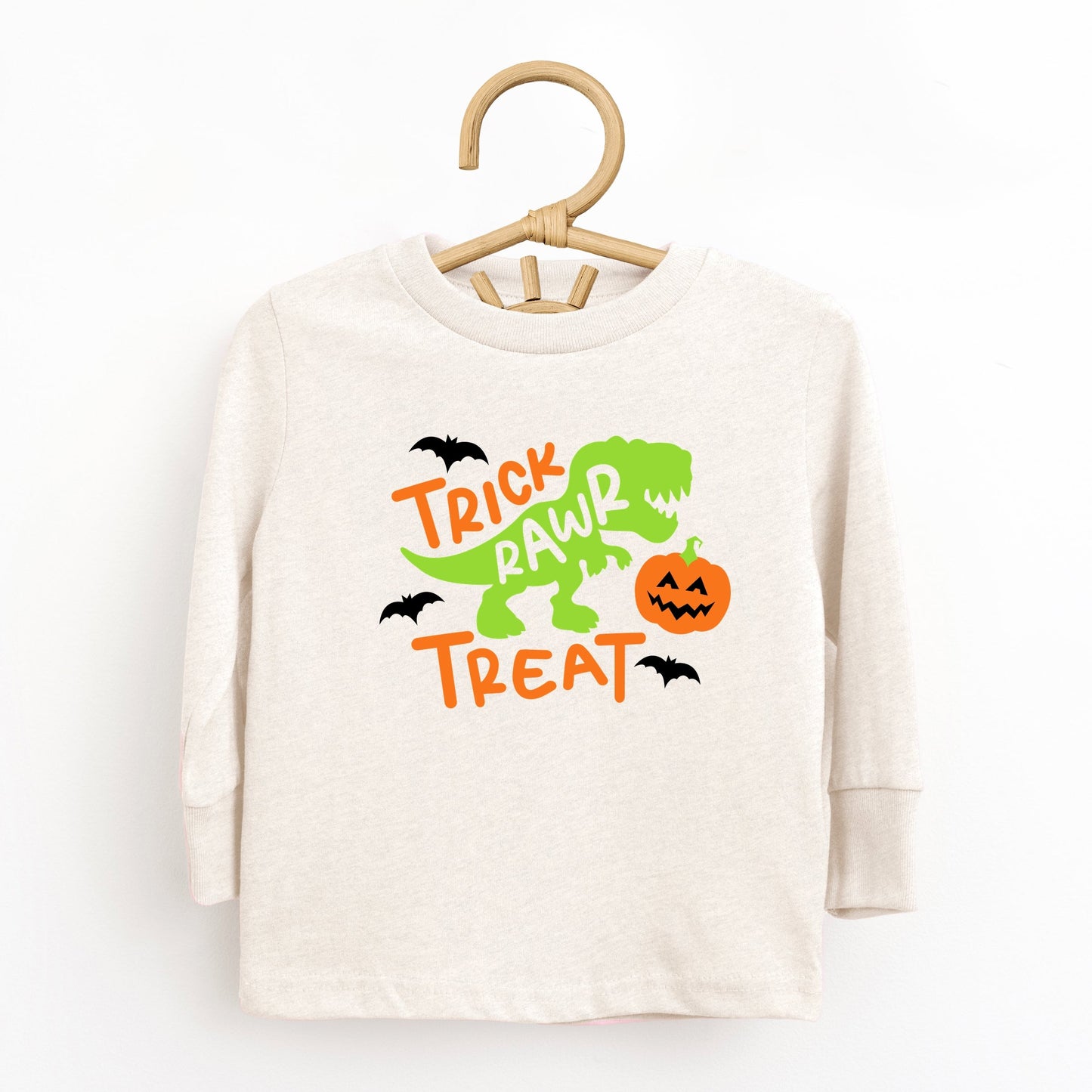 Trick Rawr Treat - Toddler Long Sleeve Graphic Tee