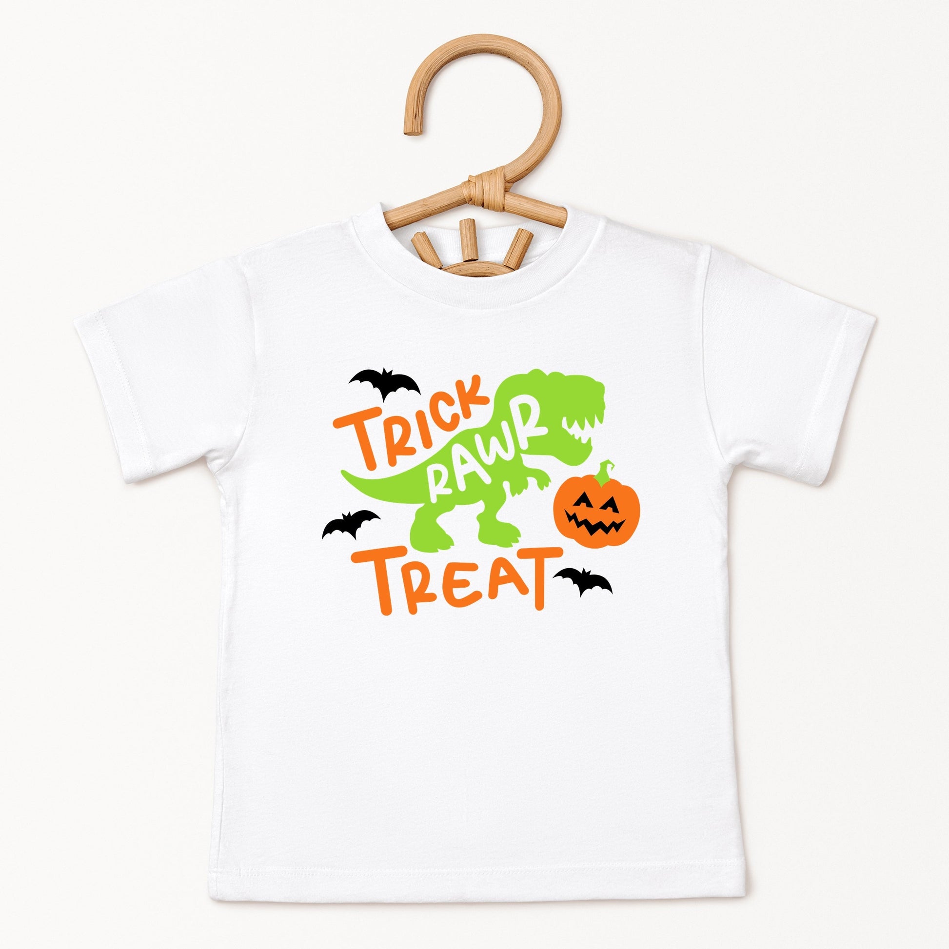 Trick Rawr Treat - Toddler Short Sleeve Graphic T-Shirt