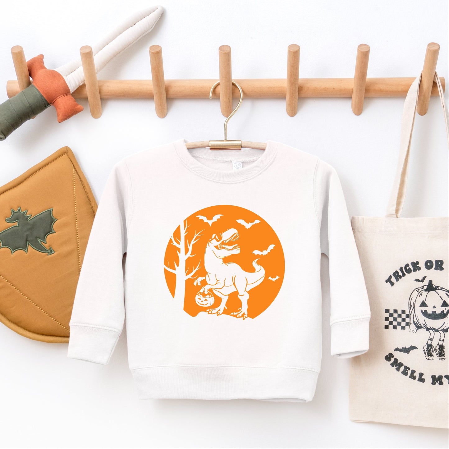 Dinosaur Moon - Toddler Graphic Sweatshirt