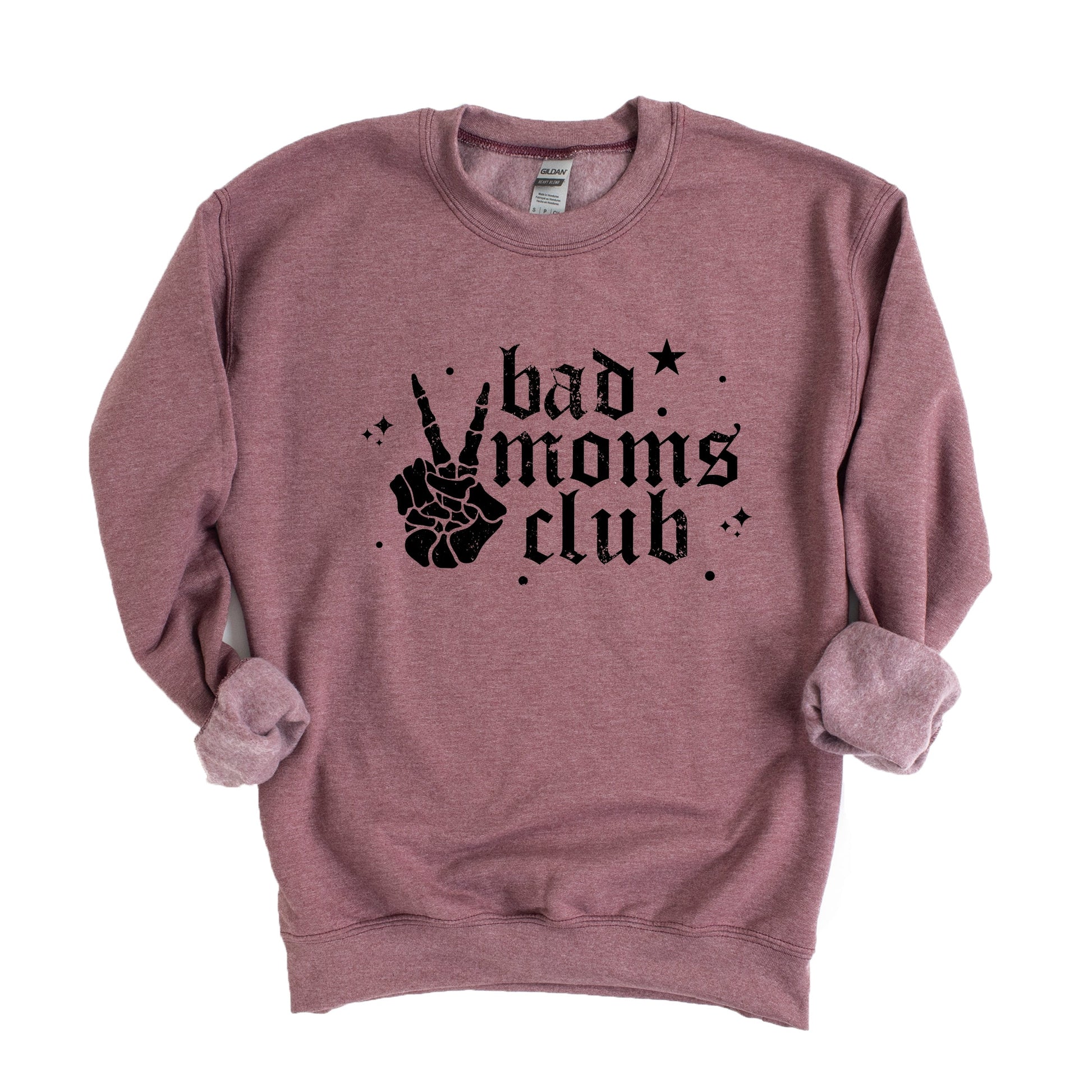 Bad Moms Club Skeleton - Women's Graphic Sweatshirt