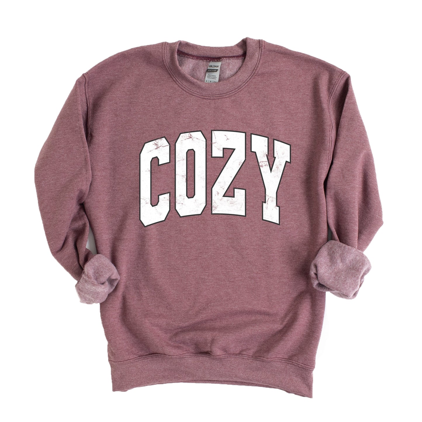 Cozy Worn Varsity -  Womens Sweatshirt