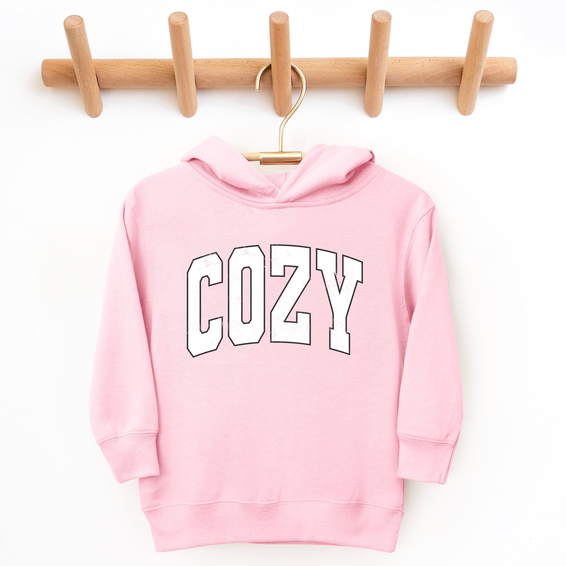 Cozy Worn Varsity - Toddler Hoodie